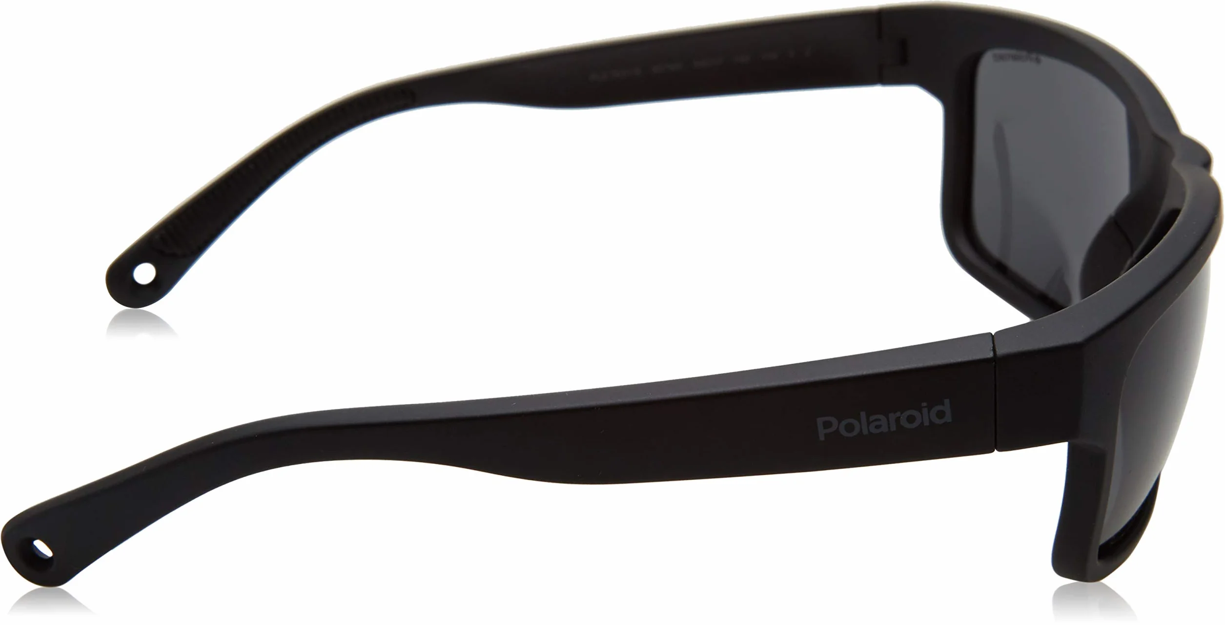 Polaroid Męskie okulary przeciwsłoneczne, czarny,