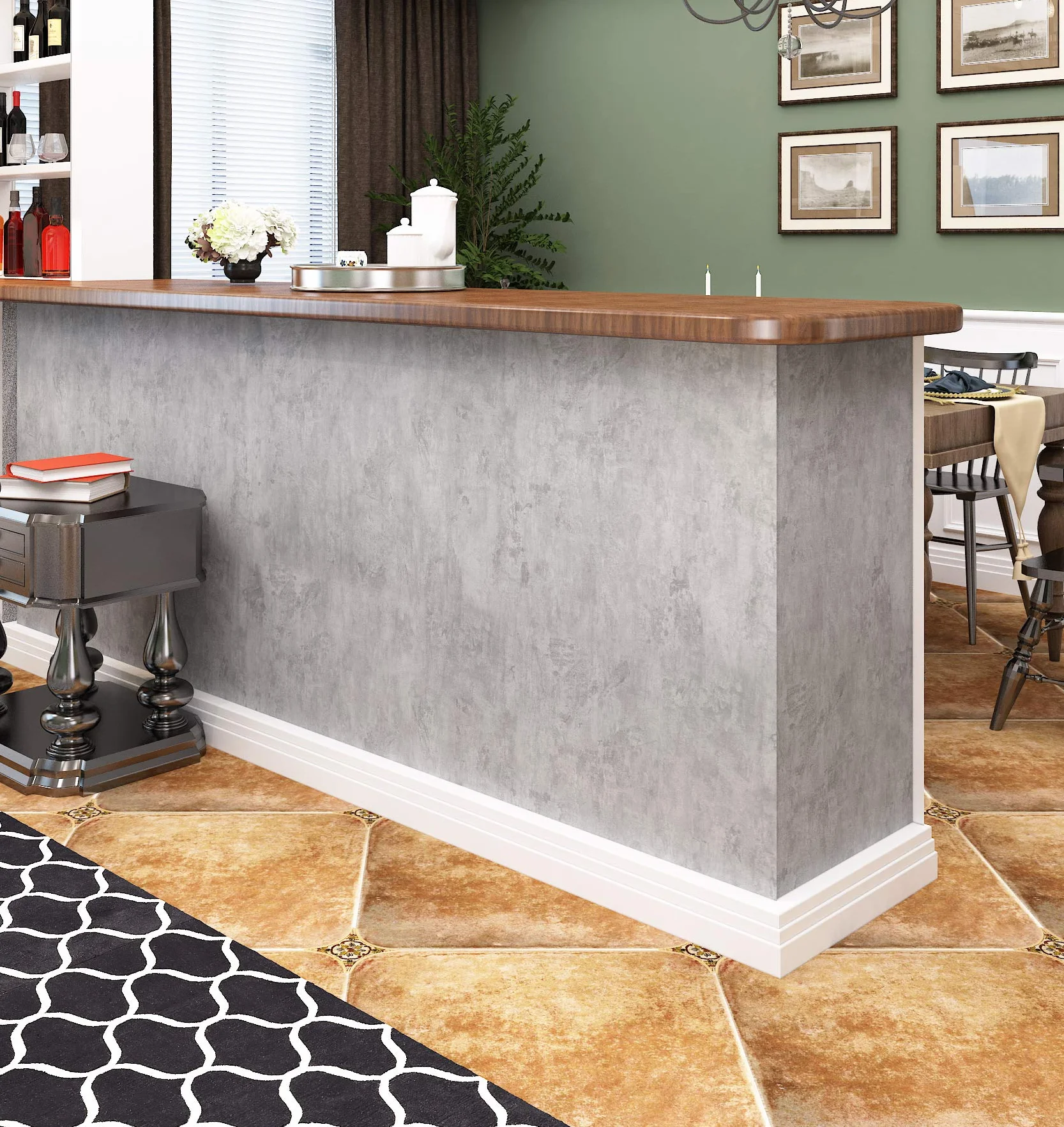 Livelynine samoprzylepna tapeta beton vintage