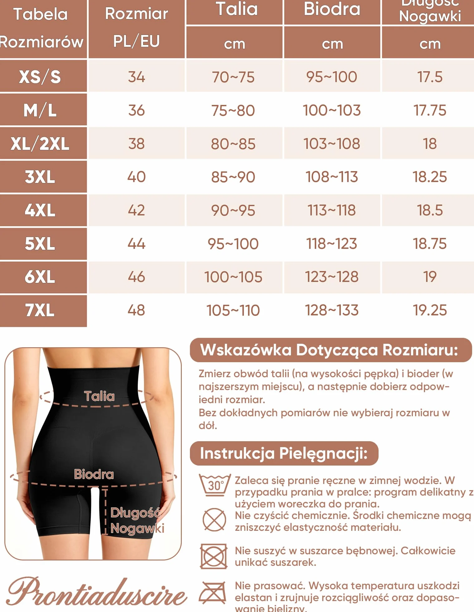 Damskie Majtki Wyszczuplające Bielizna Modelująca Brzuch Wysokim Stanem | Mocna Kompresja, Korygująca Sylwetkę, Przeciw Otarciom, Rozciągliwe, Oddychające, Po Porodzie, Plus Size