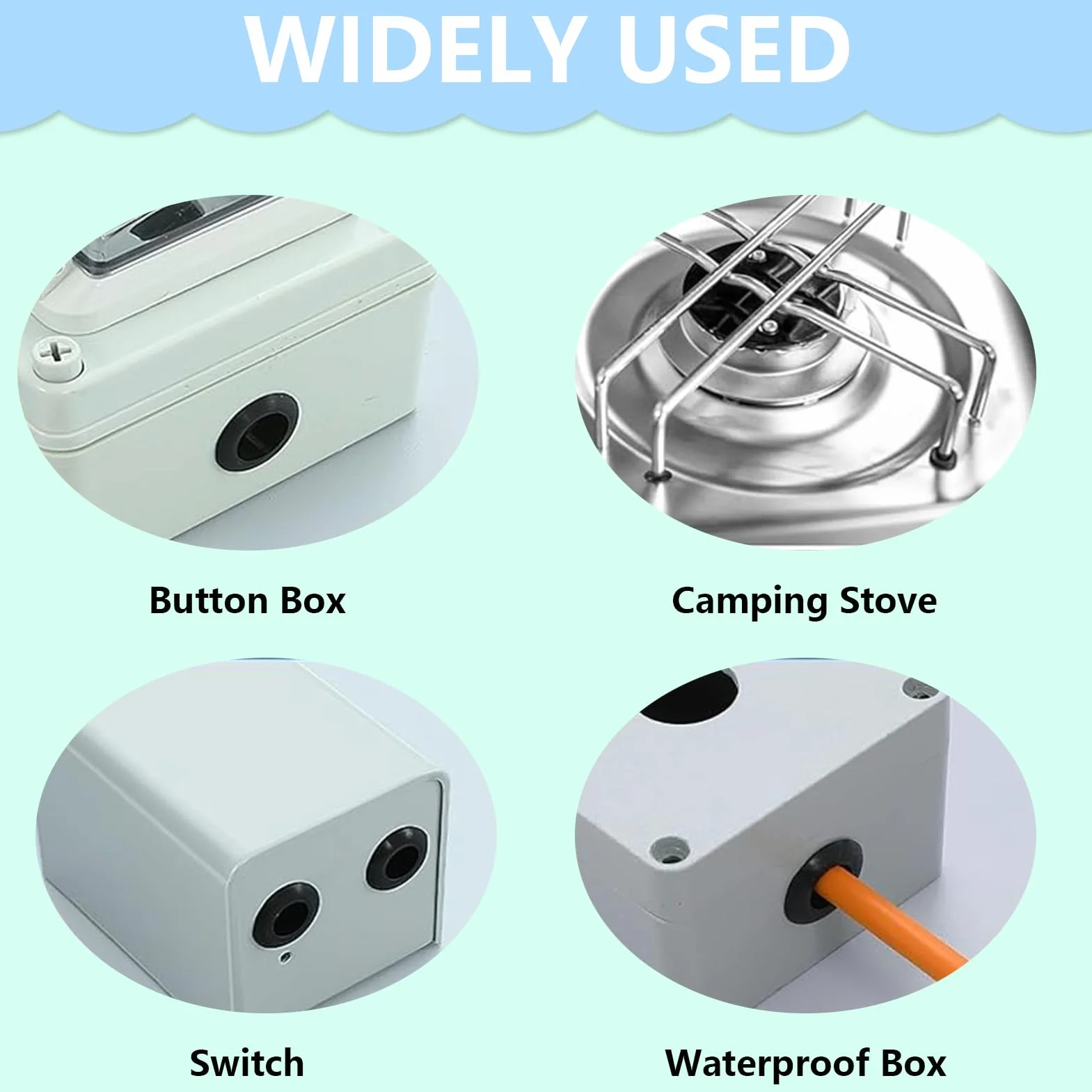 Gumowe nóżki do kuchenek kempingowych kompatybilne z Dometic Smev Thetford 5 mm