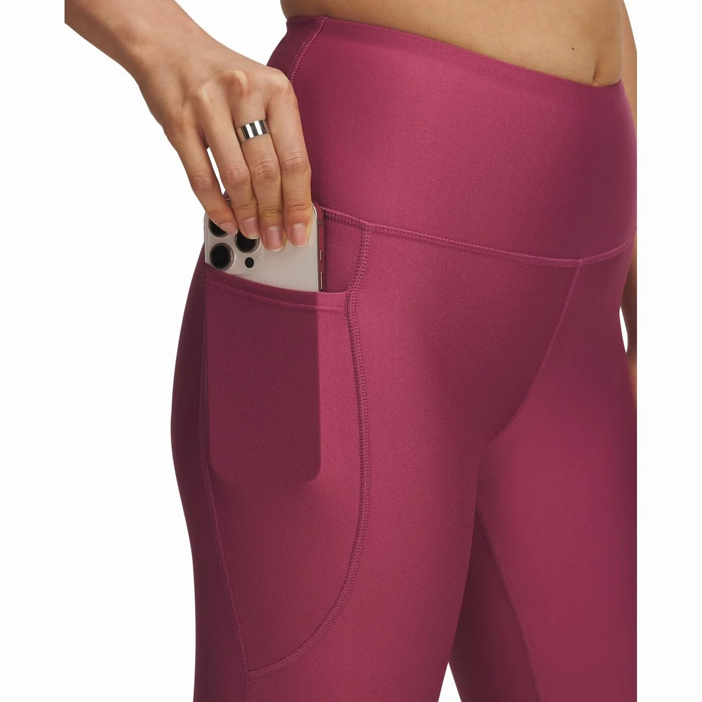 Under Armour Heatgear Armour High No-slip Waistband Ankle Leggings - Leginsy Kobiety
