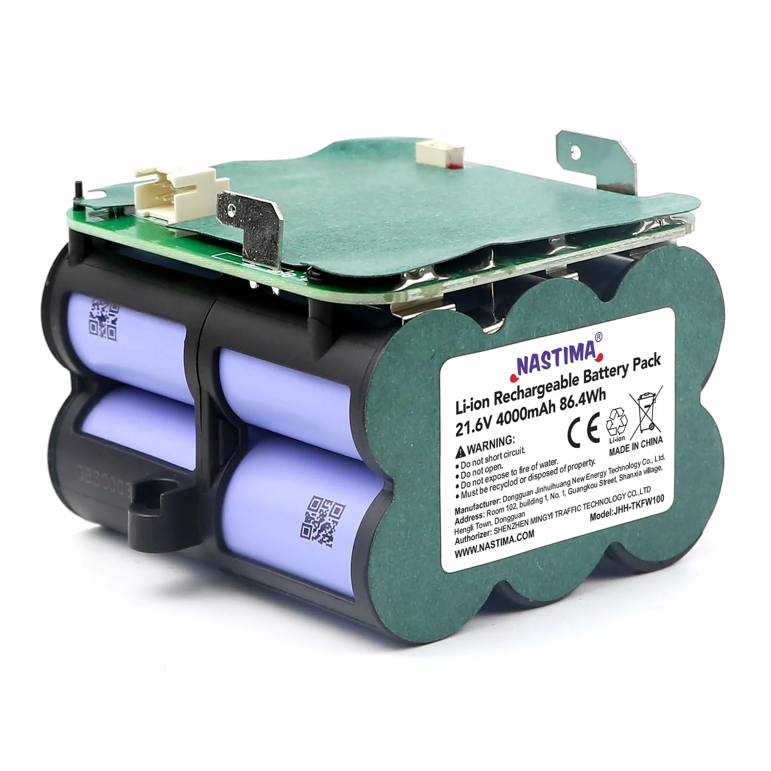 NASTIMA Bateria 21,6 V 4000 mAh Li-ION do odkurzacza Tineco Floor One S5 Pro 2, S5 Smart, S5 Steam