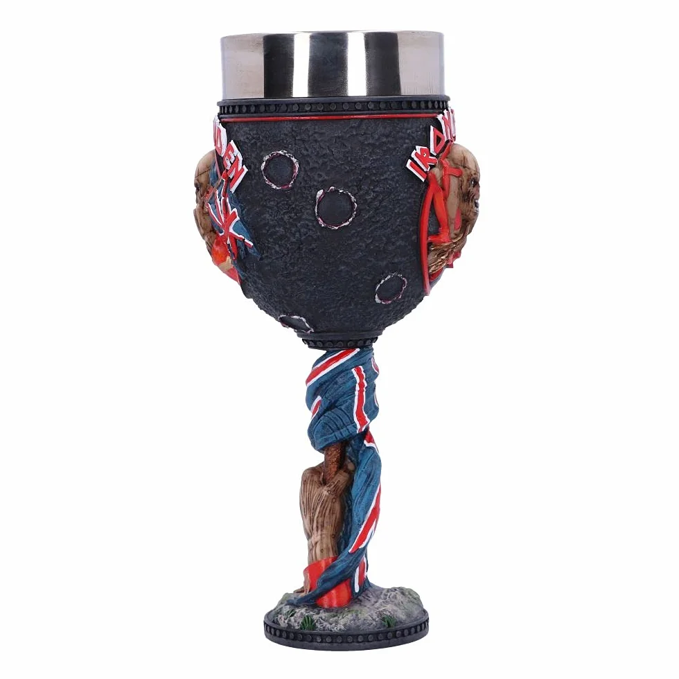 Nemesis Now Oficjalnie licencjonowany kielich Iron Maiden The Trooper 19,5 cm czerwony