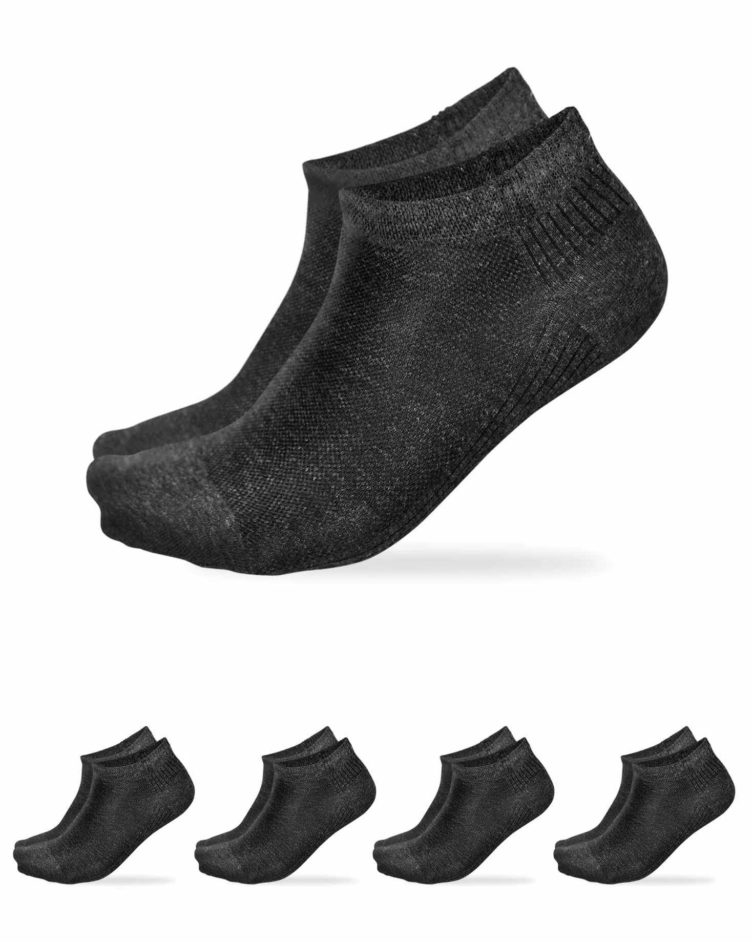 VITSOCKS Skarpety Lniane Bawełniane Krótkie do Kostek Męskie (4 PARY) Cienkie Świeże