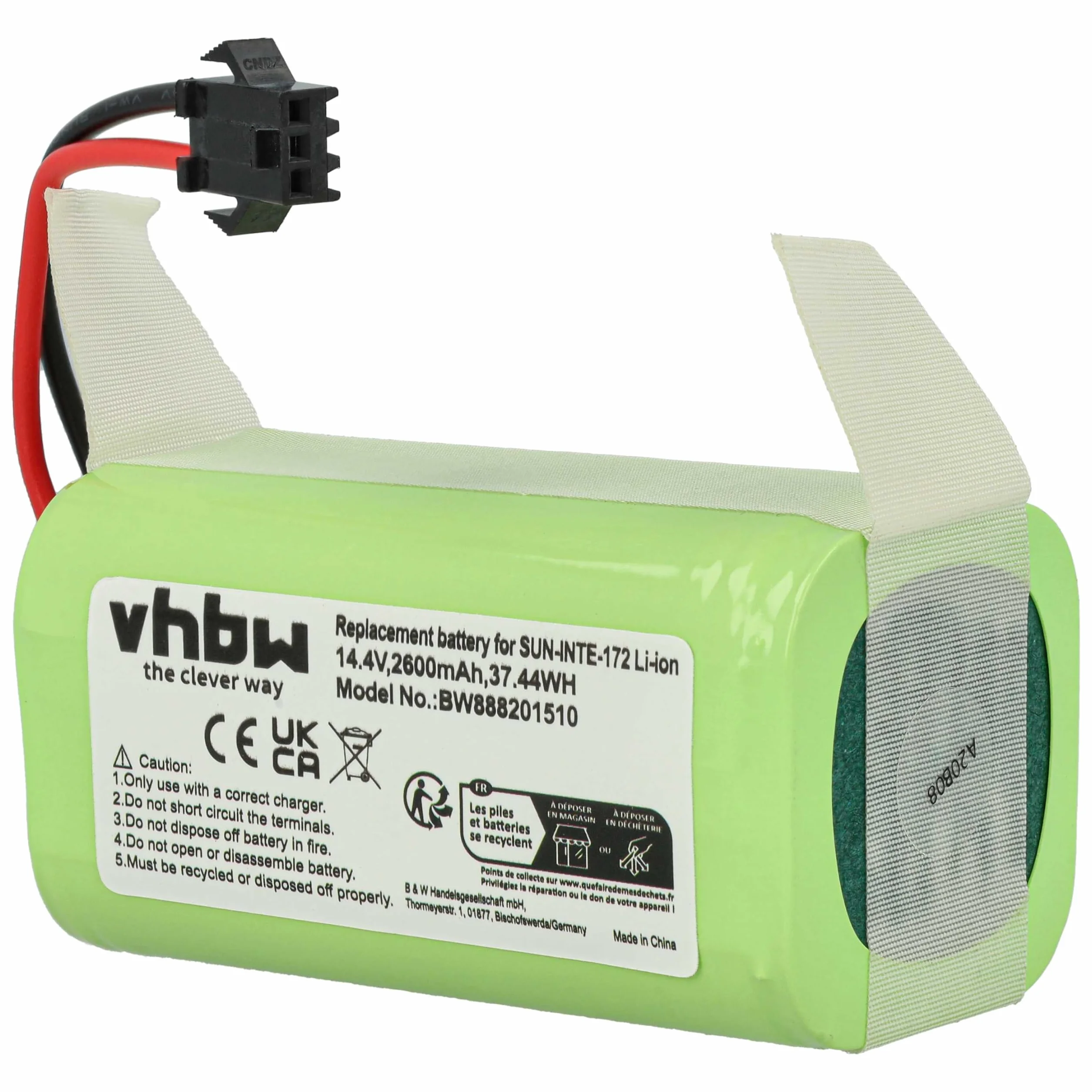 vhbw Bateria kompatybilna z Eufy RoboVac L35, LR30 Home Cleaner (2600 mAh, 14,4 V, litowo-jonowa)