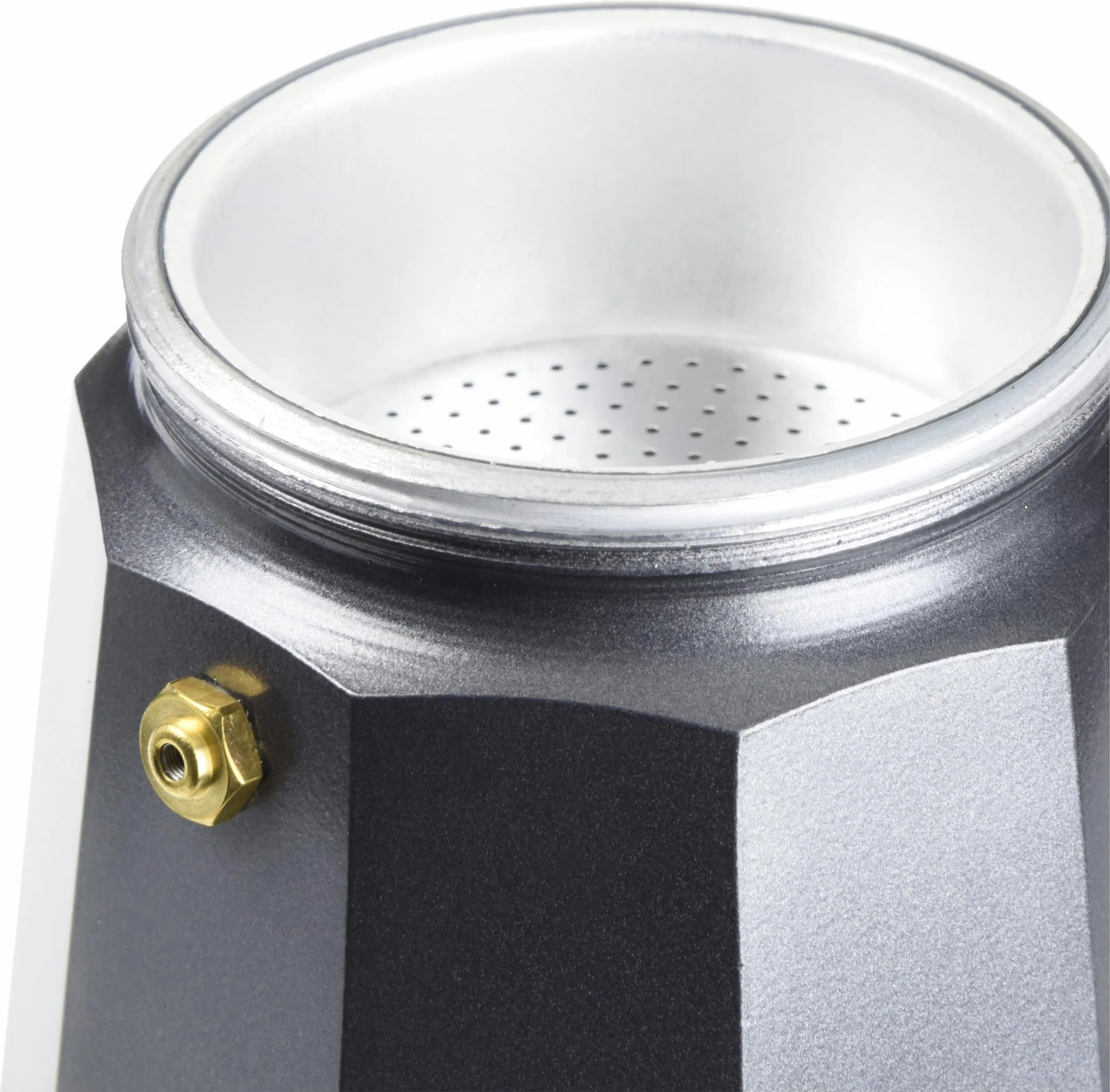 Monix Vitro Noir nieprzywierający zaparzacz do kawy aluminium czarny 6 filiżanek