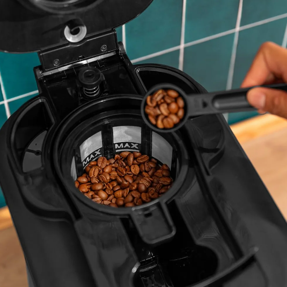 Cecotec Ekspres do kawy 66 Grind & Drop 1086 W, młynek do ostrzy, stal nierdzewna, automatyczne wyłączanie