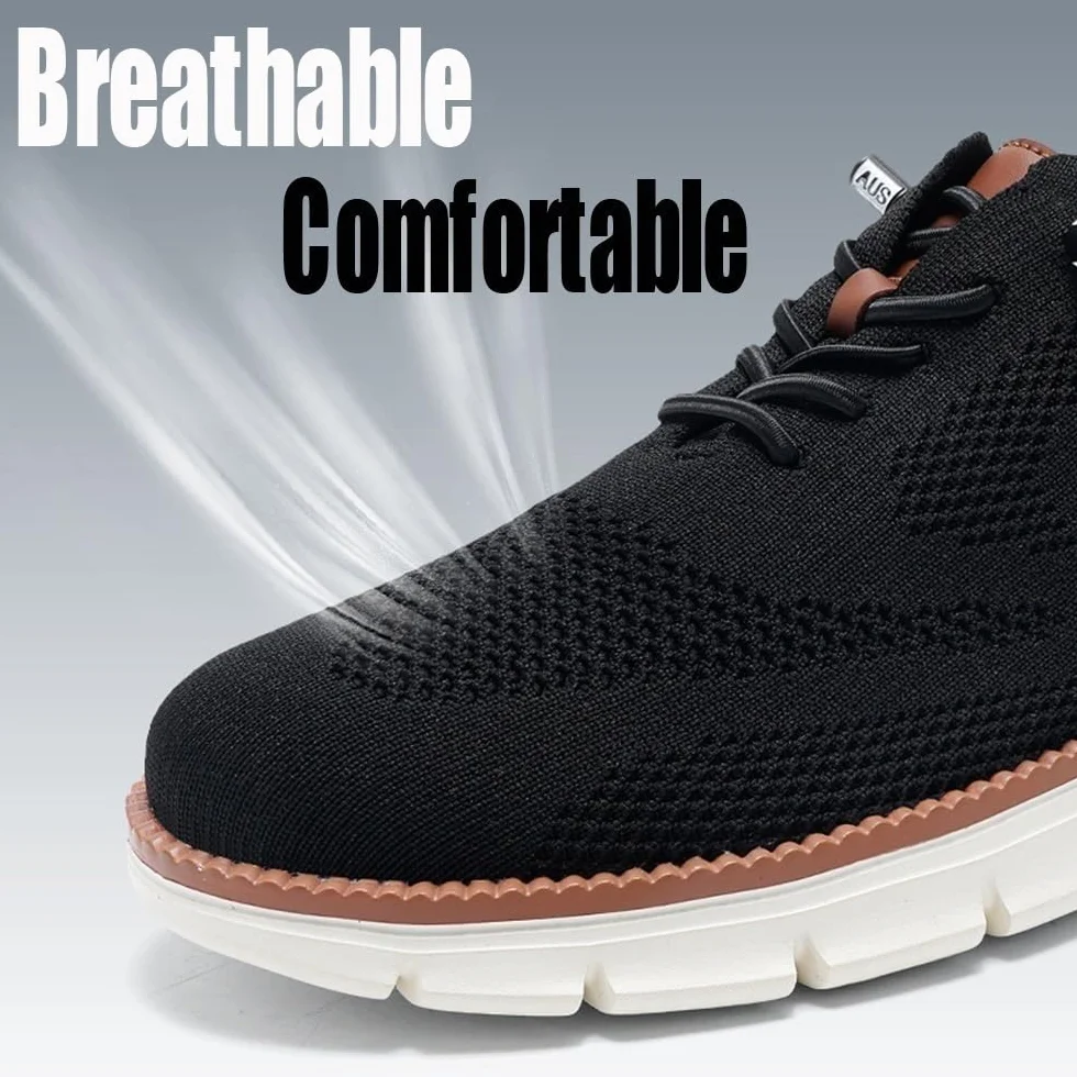 Męskie buty Wearbreeze, bardzo wygodne miejskie buty ortopedyczne, miejskie buty Breeze męskie, oddychające buty do chodzenia na co dzień z siateczki