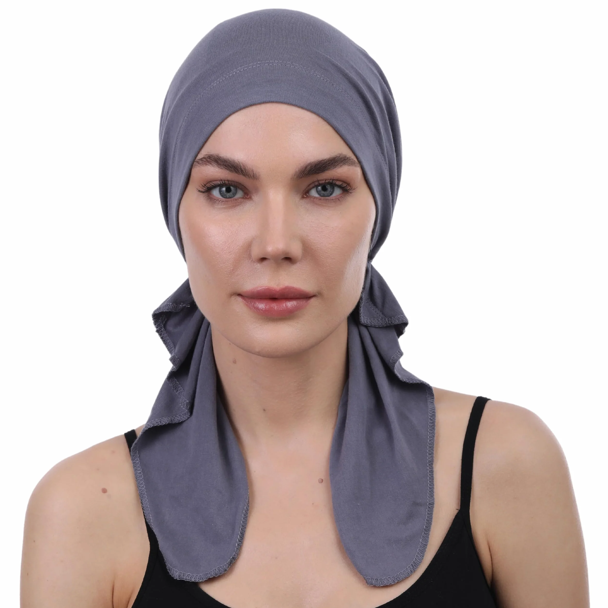 Deresina wiązana bandana na wypadanie włosów, chemiczne nakrycie głowy z bawełny i bambusa dla pacjentów chorych na raka