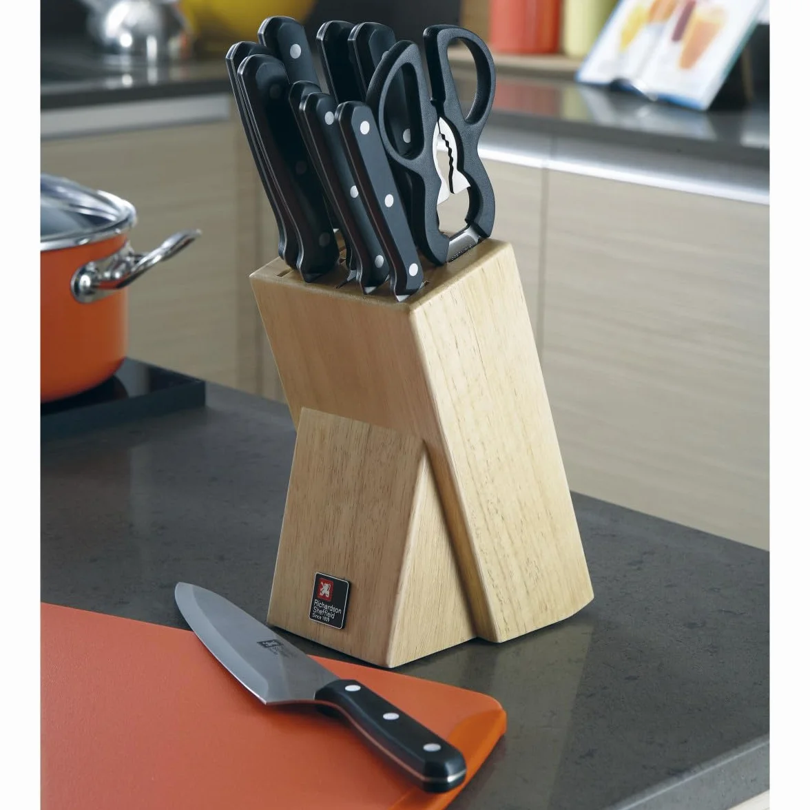 Richardson Sheffield Nóż Cucina Santoku 17,5 cm Srebrny