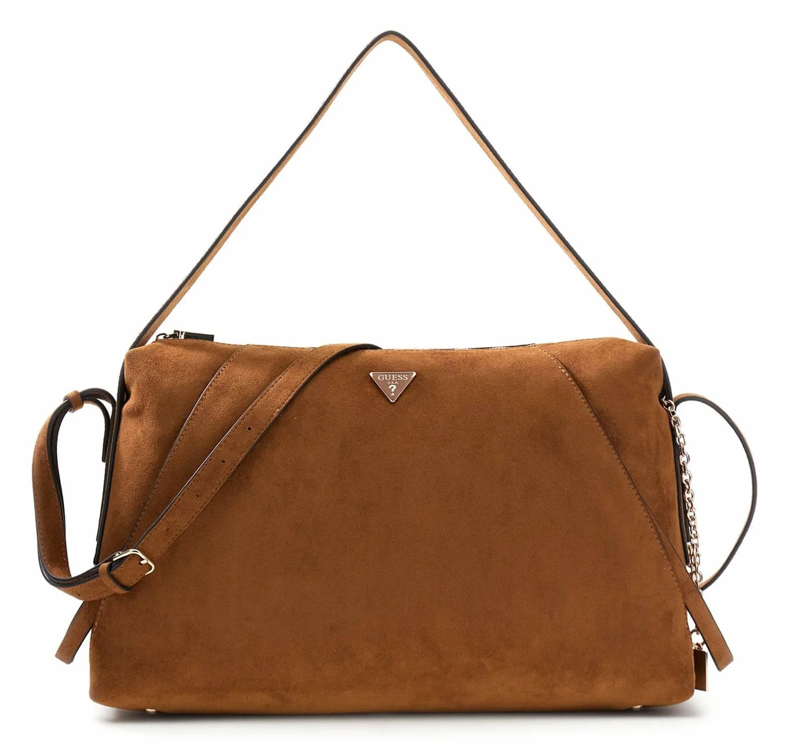 GUESS Devon Shoulder Bag Cognac Shoulder Bag Brown