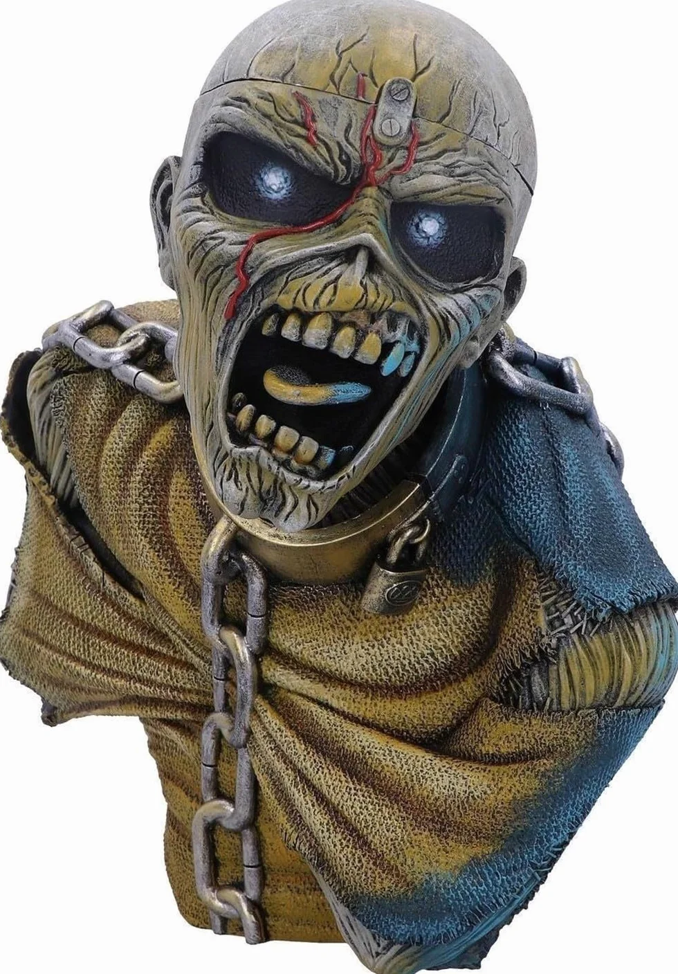 Nemesis Now Iron Maiden Piece of Mind pudełko na biust 12 cm żywica