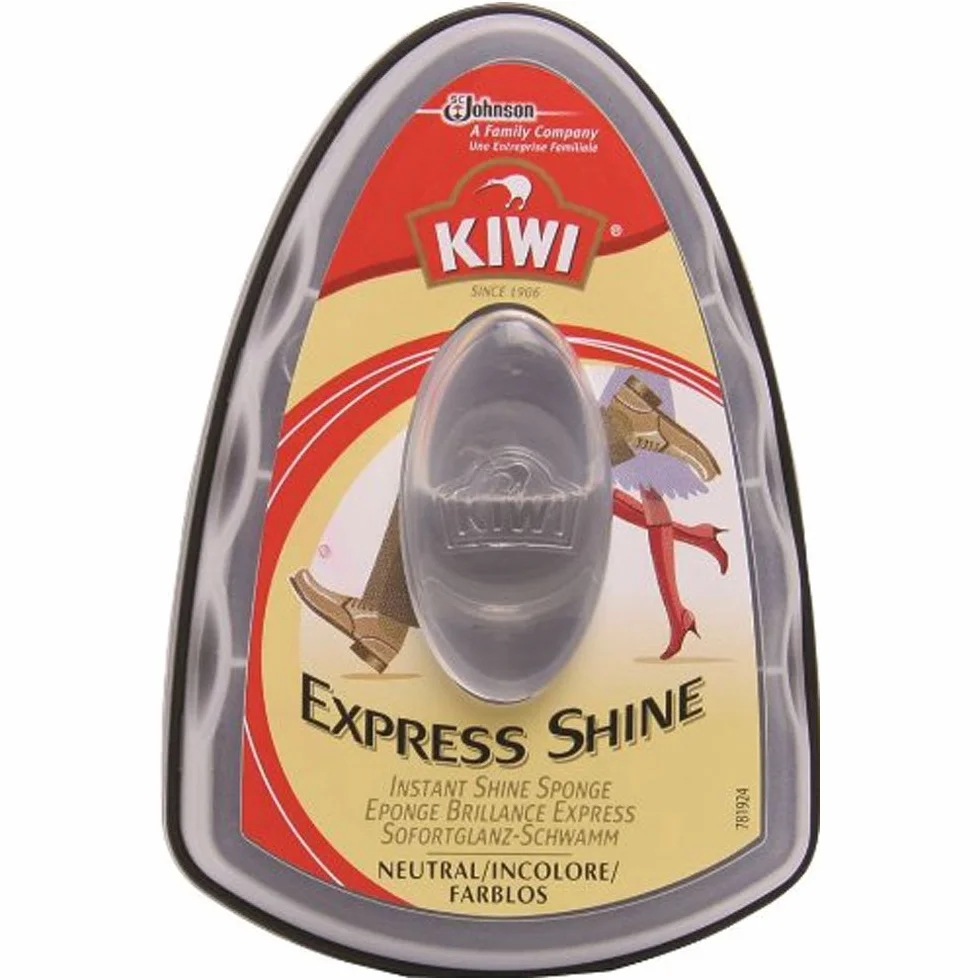 Kiwi Express Shine gąbka do czyszczenia butów neutralna