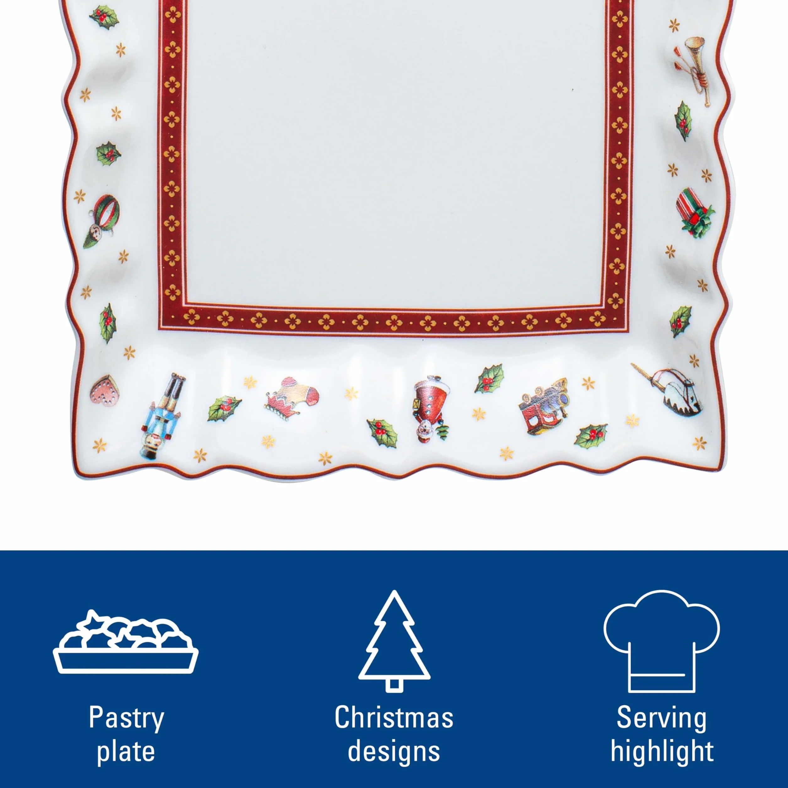Villeroy & Boch Toy'S Delight Patera, Biały, 39 x 16 cm
