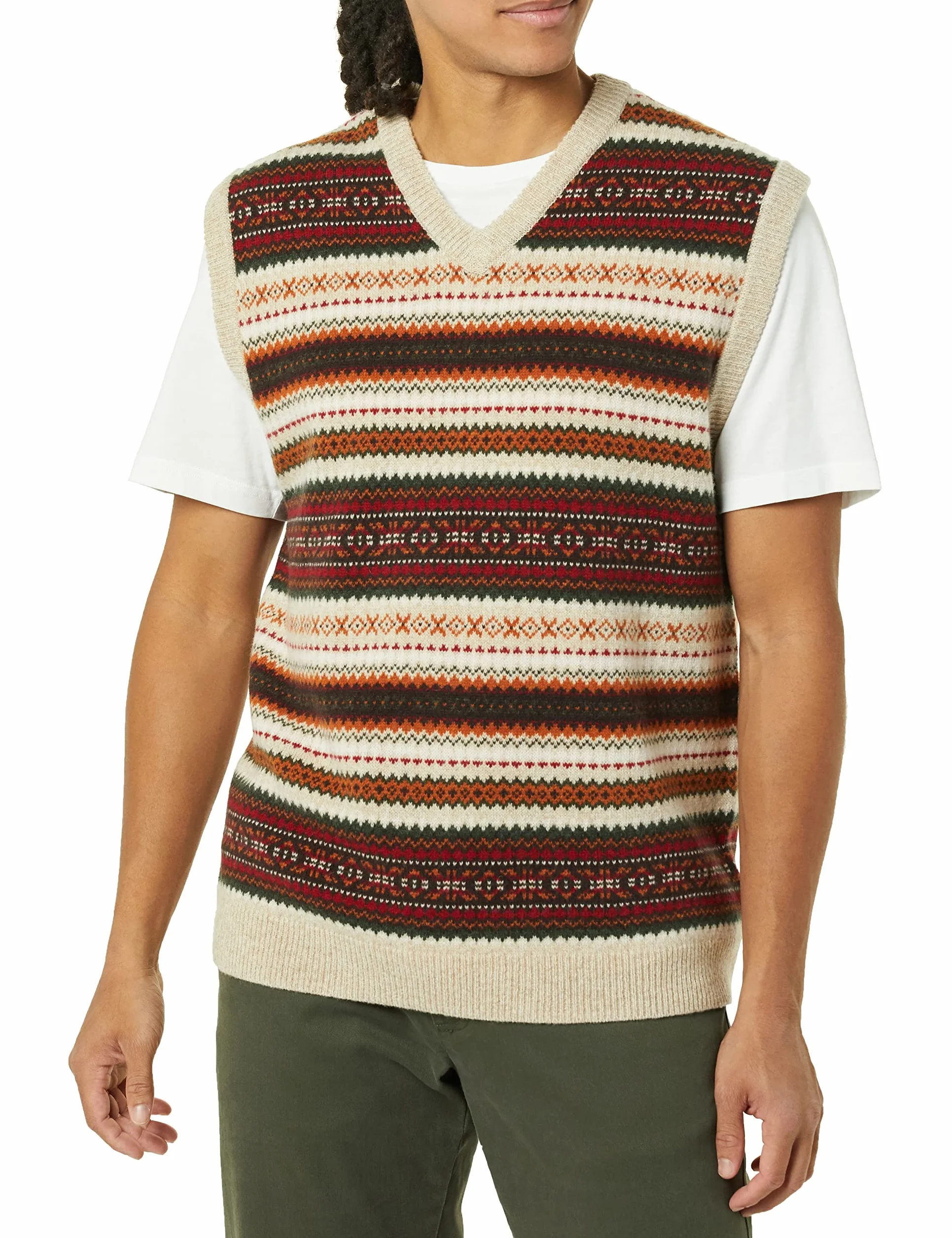 Amazon Essentials Mężczyźni Kamizelka z wełny jagnięcej (wcześniej Goodthreads)