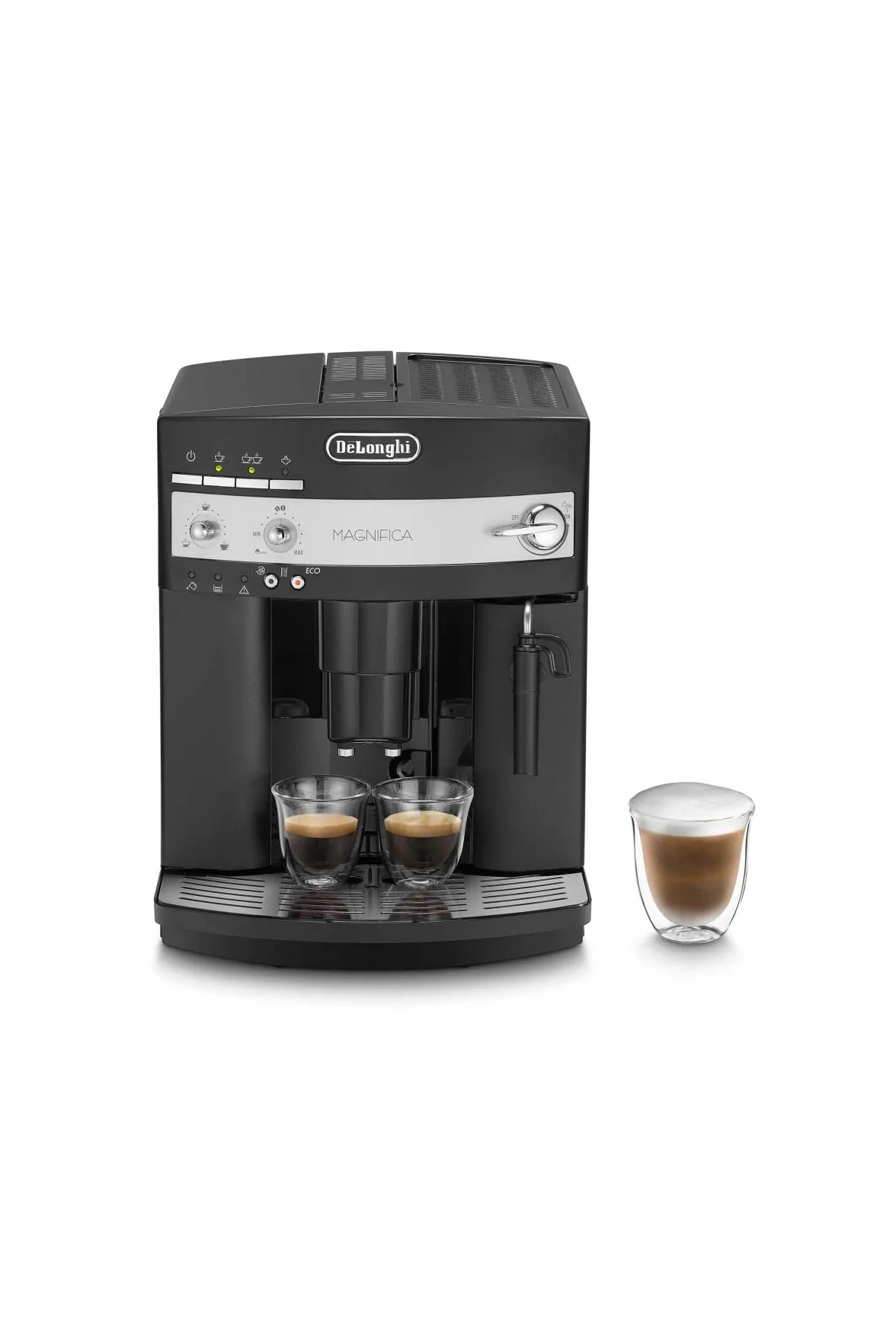 De'Longhi B ESAM 3000 automatyczny ekspres do kawy, stal nierdzewna, 1,8 litra, czarny