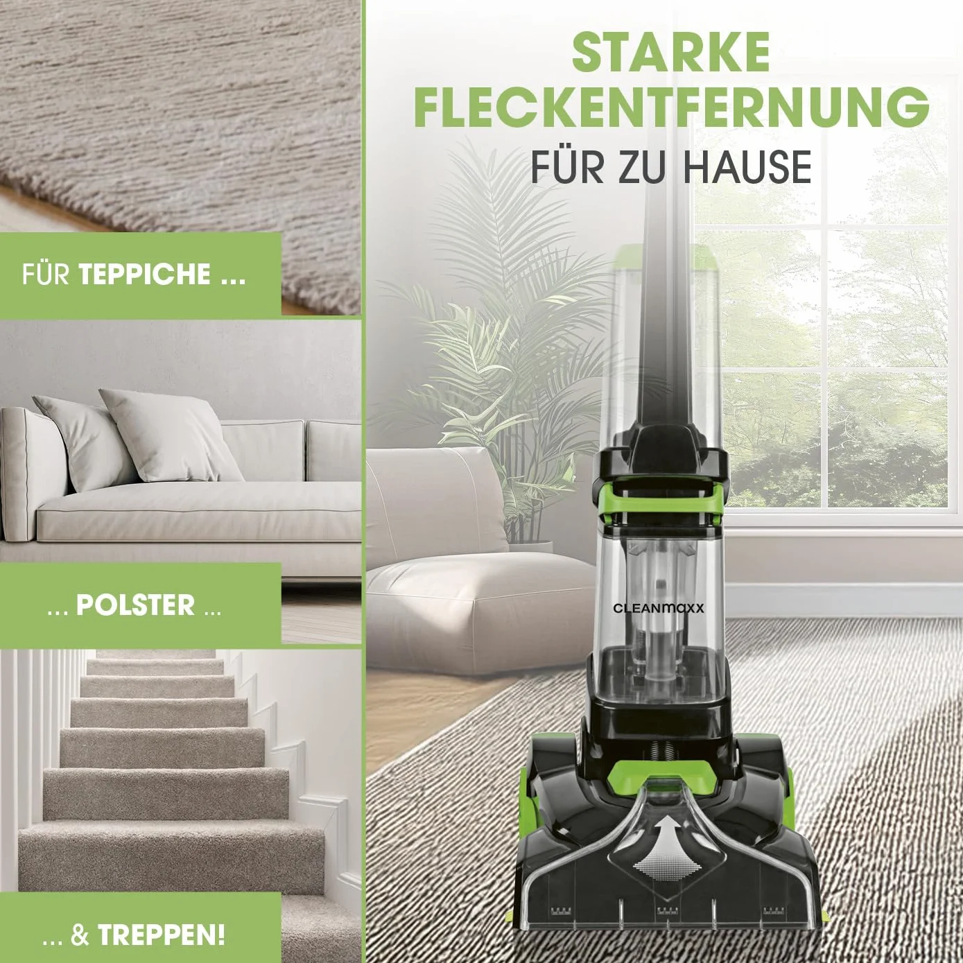 CLEANmaxx Pro środek do czyszczenia dywanów i twardych podłóg