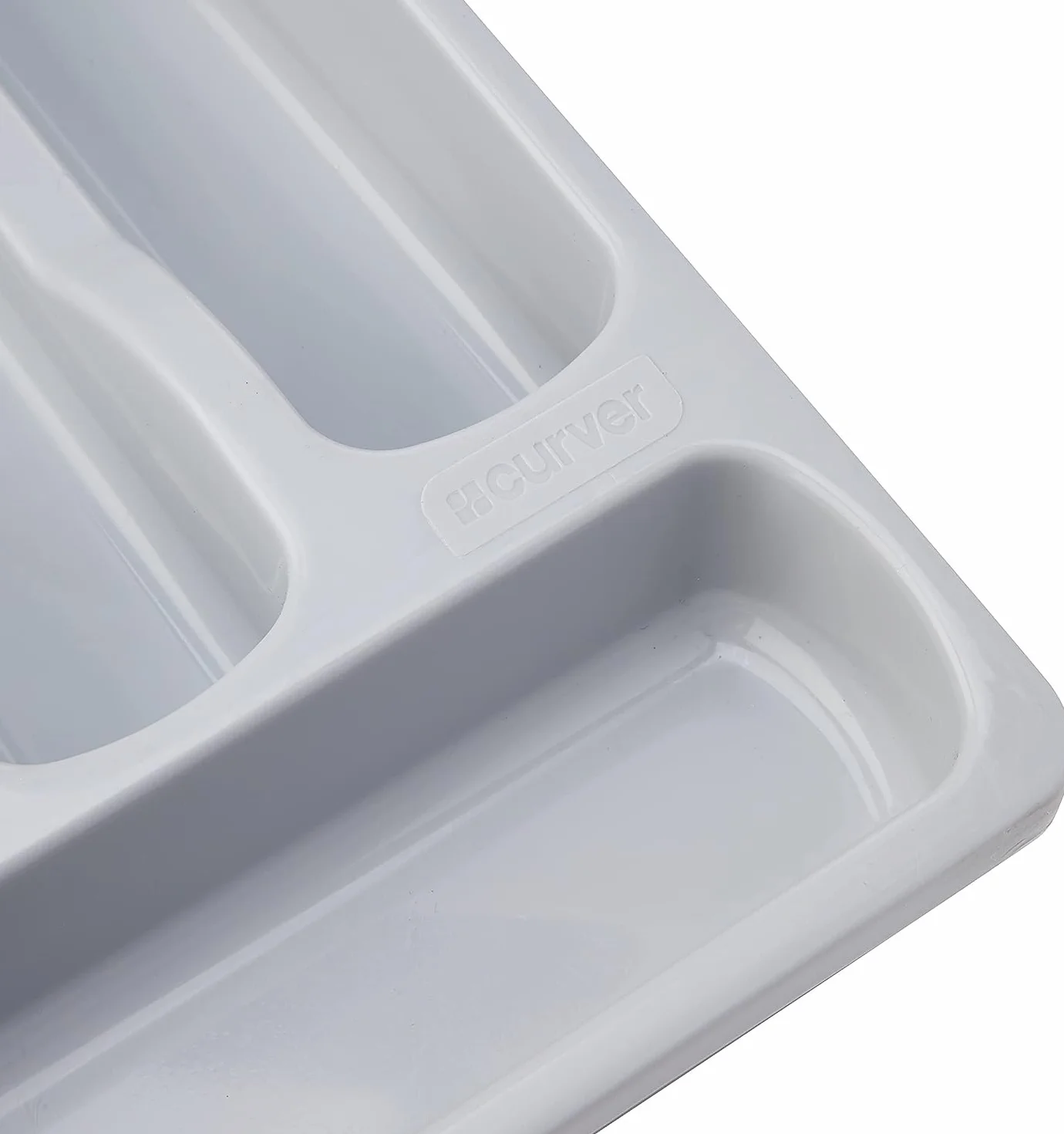 Curver taca na sztućce plastikowa 33 x 20 x 6 cm szara