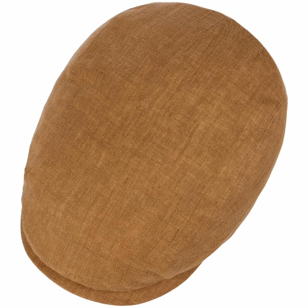 Stetson Belfast Linen Summer Flat CapMężczyźni - Made in the EU kaszkiet czapka z lnu gawroszka daszkiem Lato wiosna-lato - 60 cm brązowy