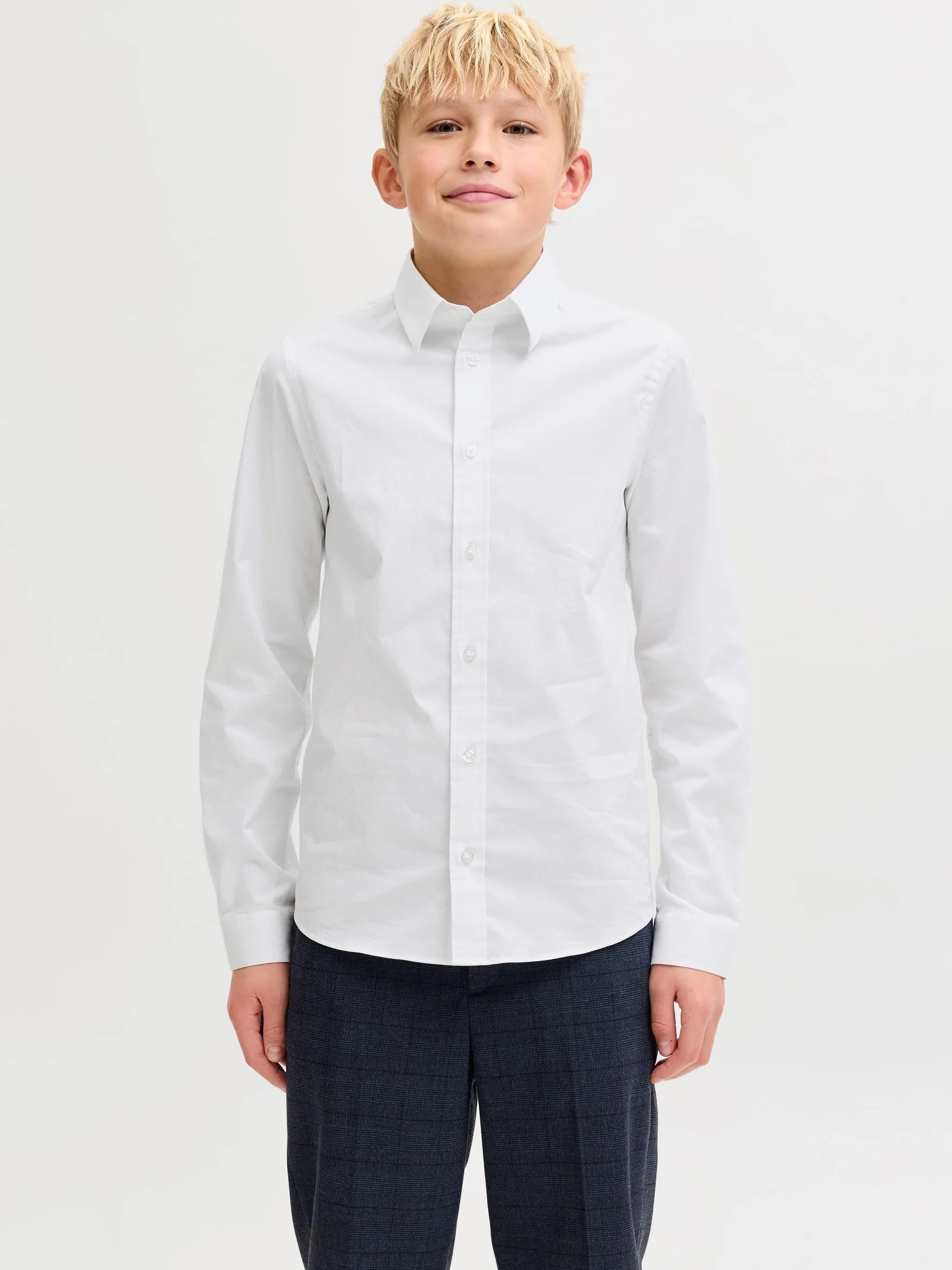 JACK & JONES Dziecięca koszula chłopięca, biały, 152