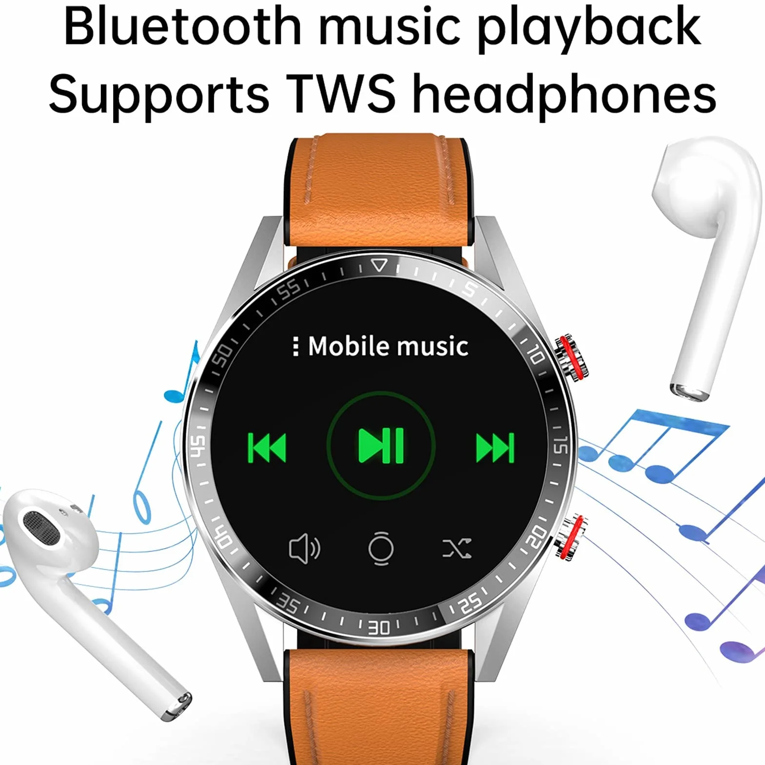 Inteligentne zegarki męskie i damskie 1,39 cala Bluetooth Fitness Tracker z aplikacją monitorującą w czasie rzeczywistym Przypomnienia o wiadomościach IP68 Wodoodporne męskie inteligentne zegarki dla