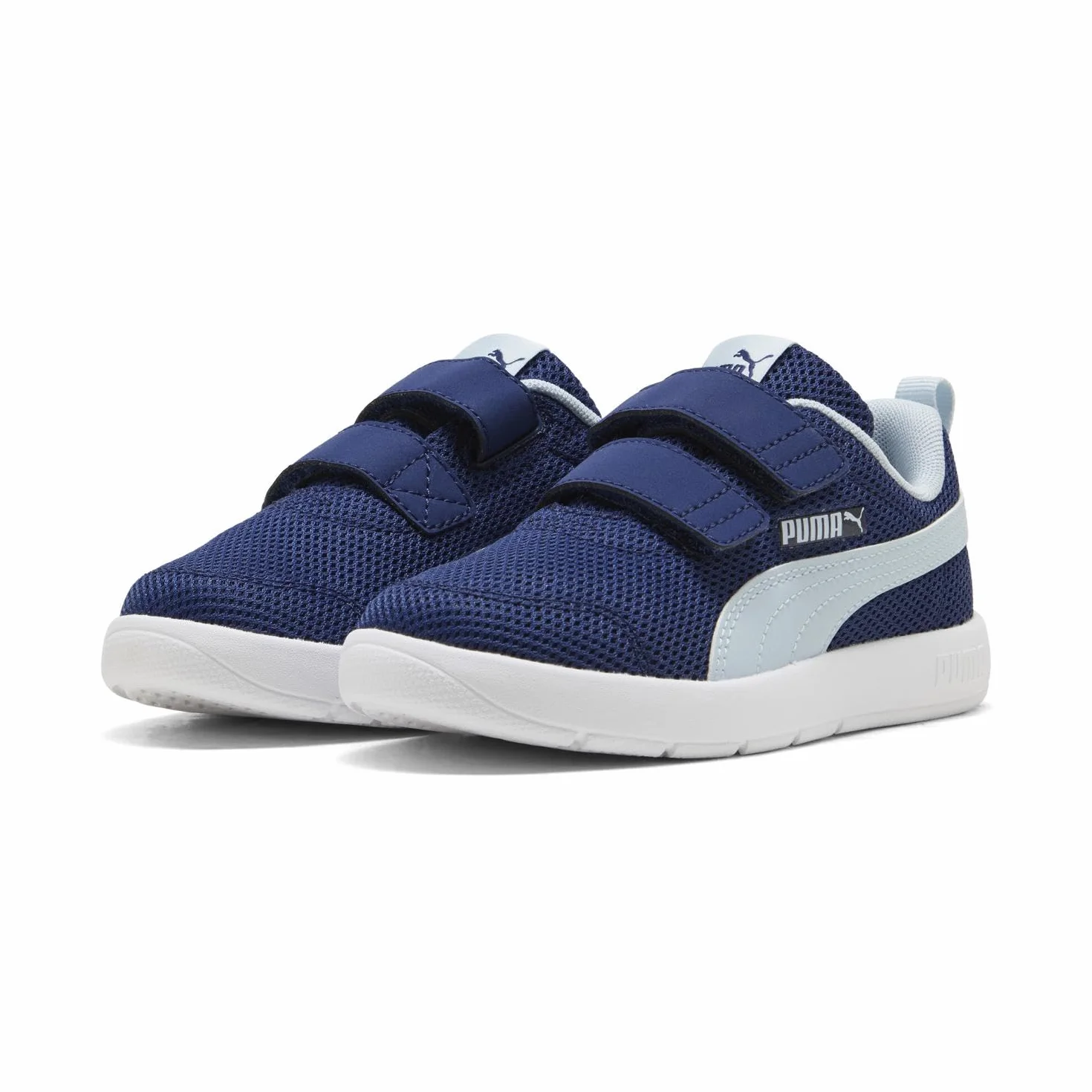 PUMA COURTFLEX V3 MESH PS Sneaker, Blue Jewel-Lucite, 13 UK dziecko, Niebieski klejnot Lucite, 32 EU
