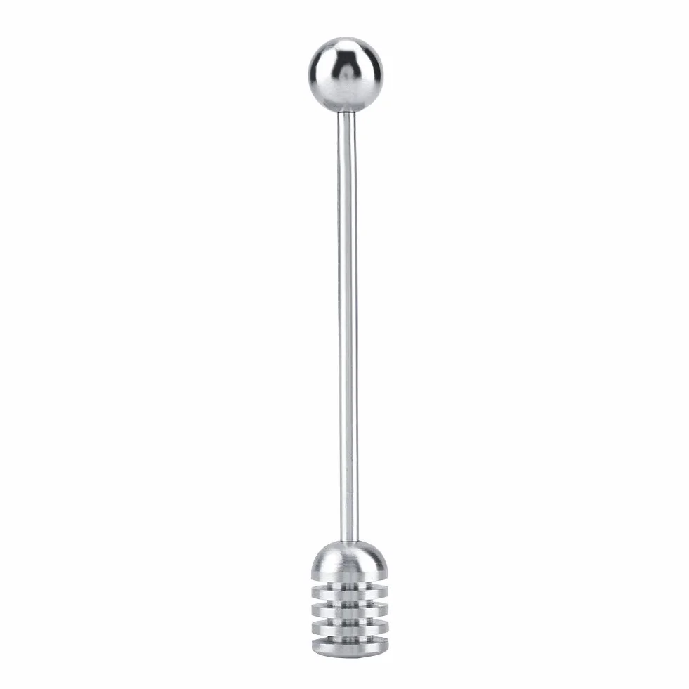 Yosoo Health Gear Masywne patyczki do miodu ze stali nierdzewnej i syropu, łyżka mieszadło Drizzler Glass Jam Stirring Wand do słoików
