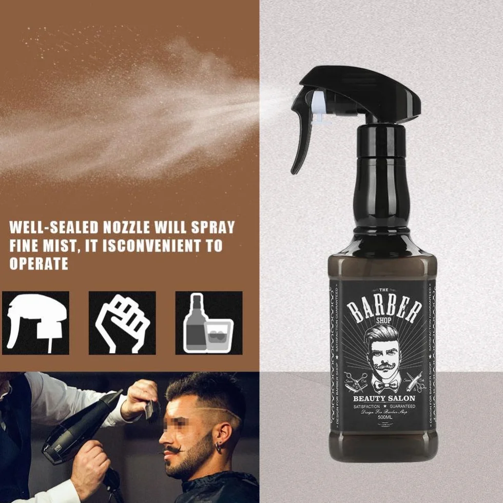 Mgiełka spray do włosów 500 ml plastikowy salon fryzjerski narzędzia