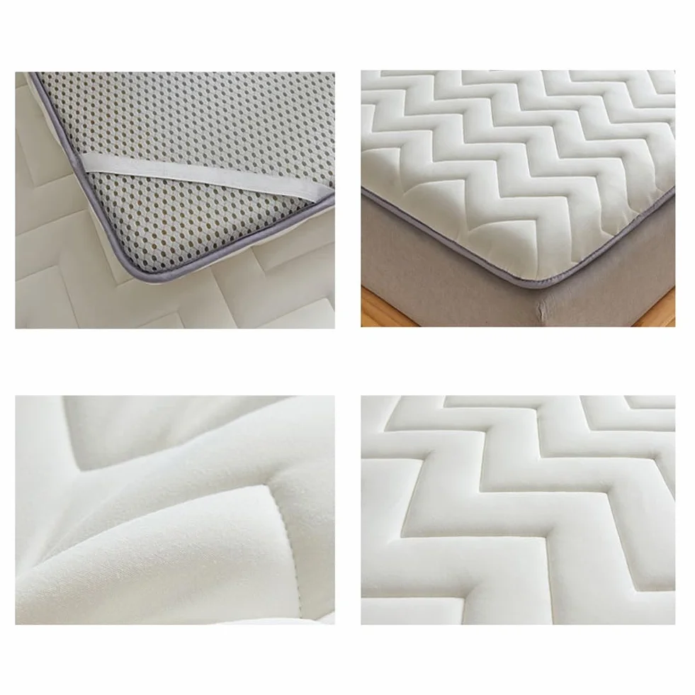 Japoński materac futon składany 80x190 cm biały
