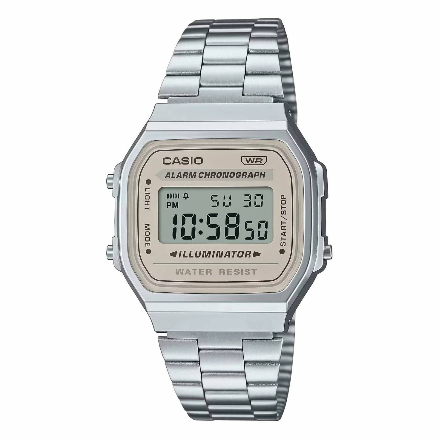 Męski stalowy zegarek Casio Vintage A168WA-8AYES