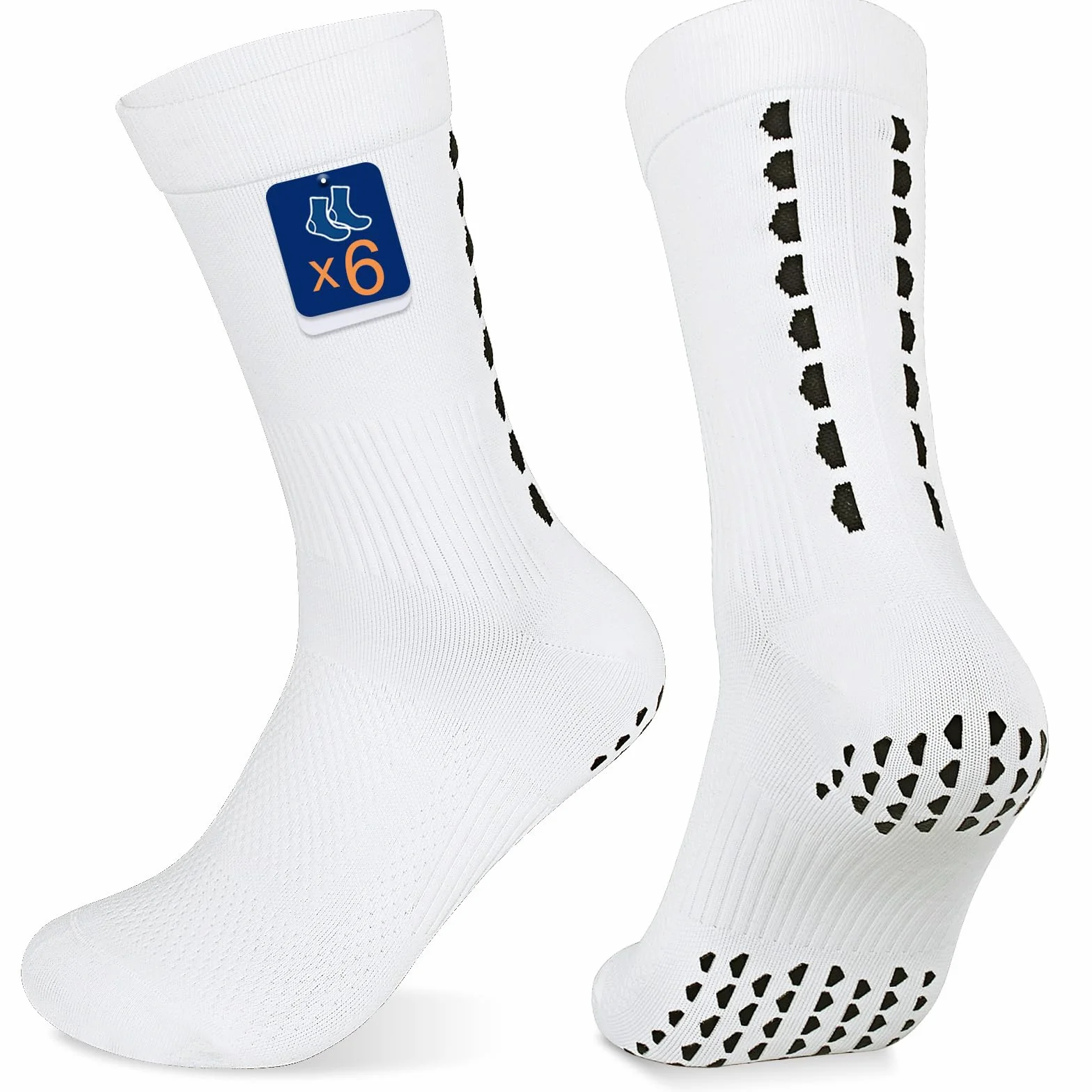 Grip Soccer Socks Men Women, Compression Cycling Sock Breathable & Quick-drying, antypoślizgowe skarpety sportowe Football Rugby Yoga...