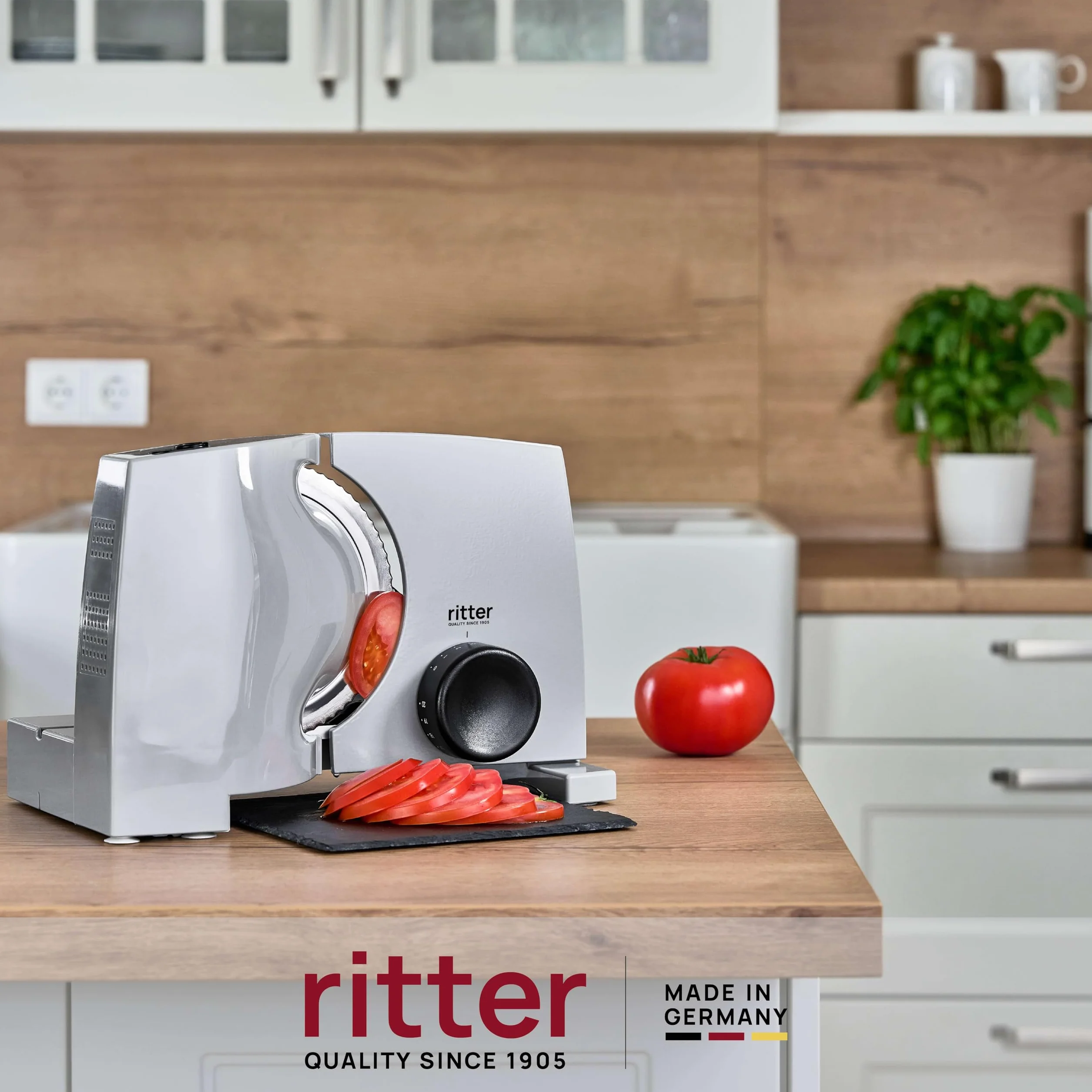Ritter Nova 1 Elektryczna Krajalnica do Chleba Metalowa Made in Germany