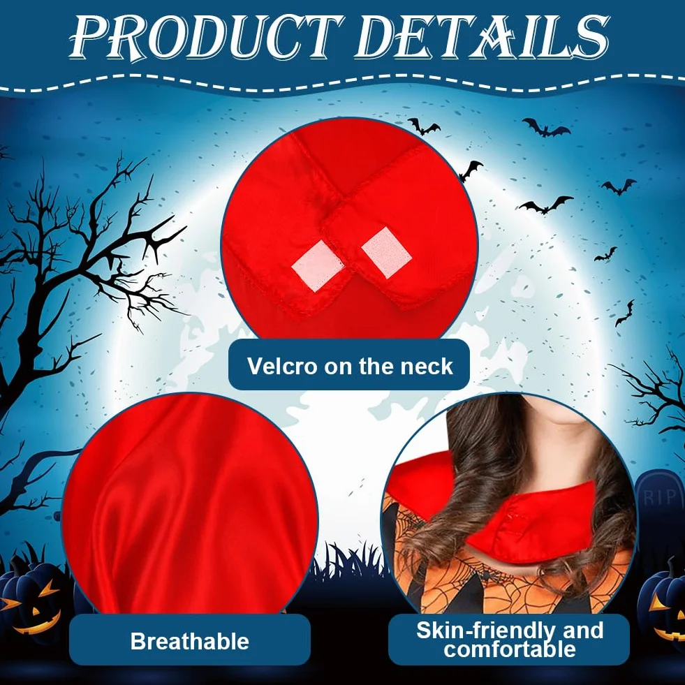 Aomig Czarna peleryna nietoperza dla dorosłych, nietoperz, skrzydła, peleryna, nietoperz, maska na Halloween, płaszcz kostiumowy, nietoperz, dla kobiet i mężczyzn, kostium karnawałowy, Cosplay, wampir