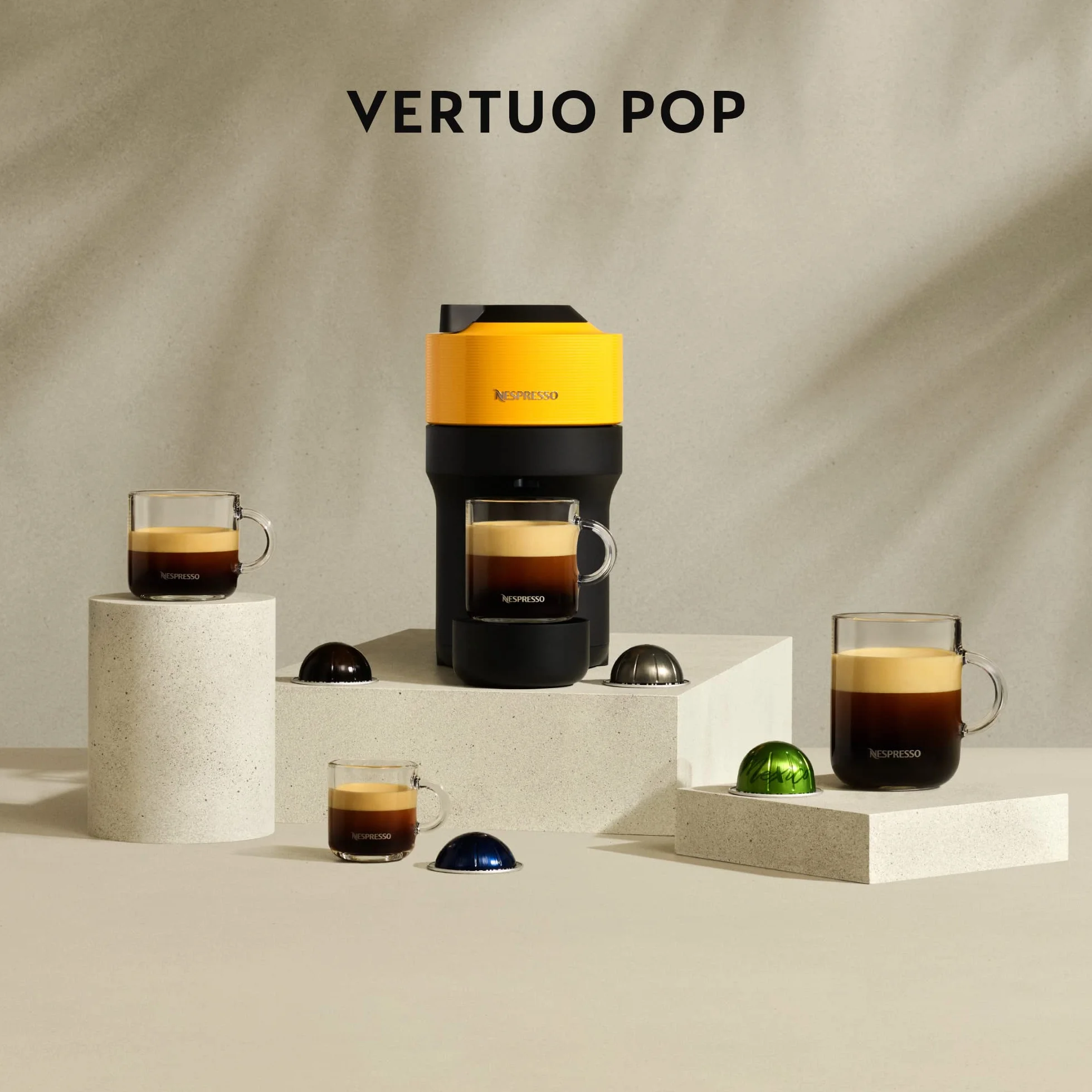 Macchina da caff? a capsule - DELONGHI - ENV90.B - Nespresso Vertuo Pop - Nero