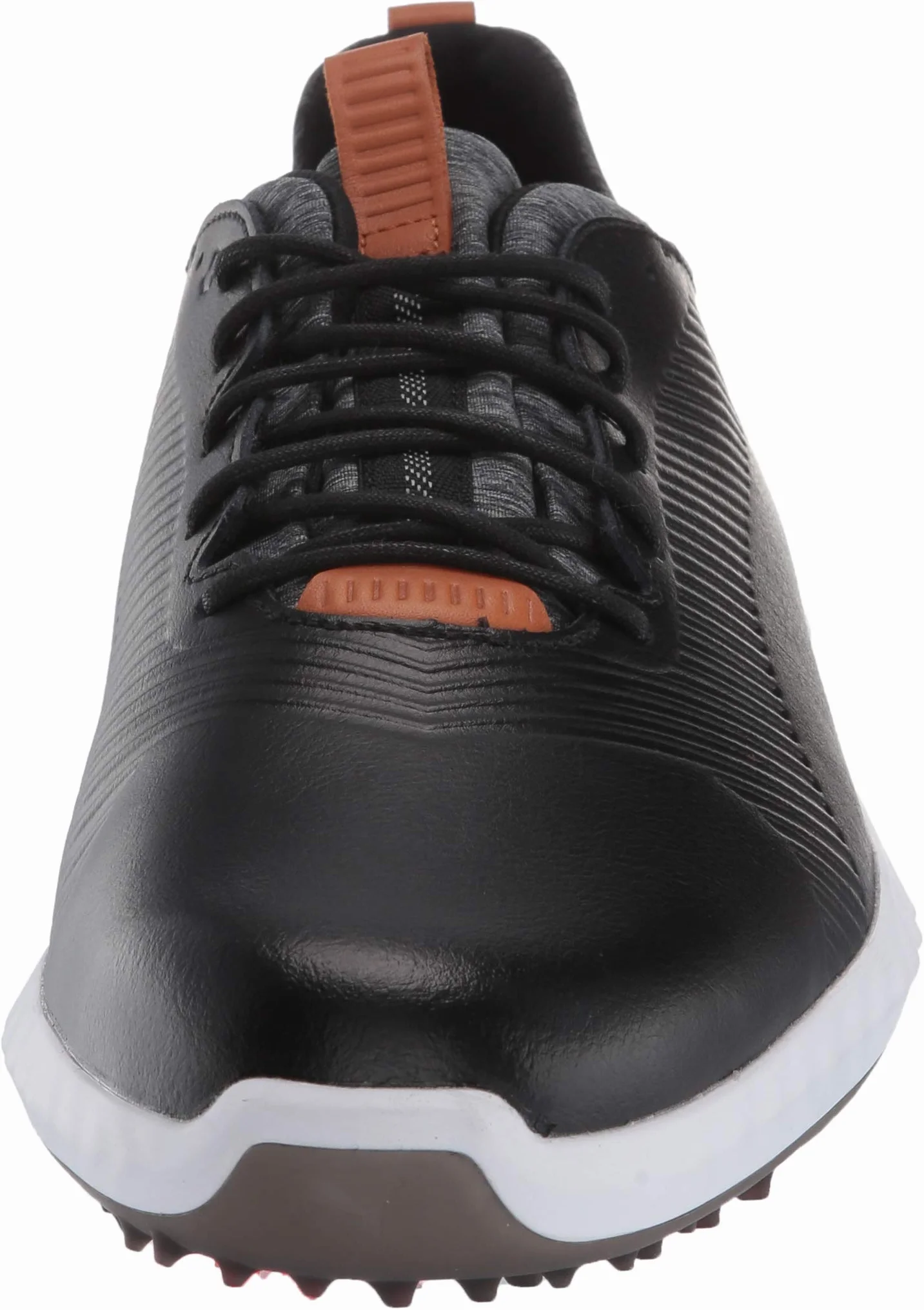 PUMA GOLF Męskie buty do golfa Ignite Pwradapt Leather 2.0, Czarny, 42.5 EU
