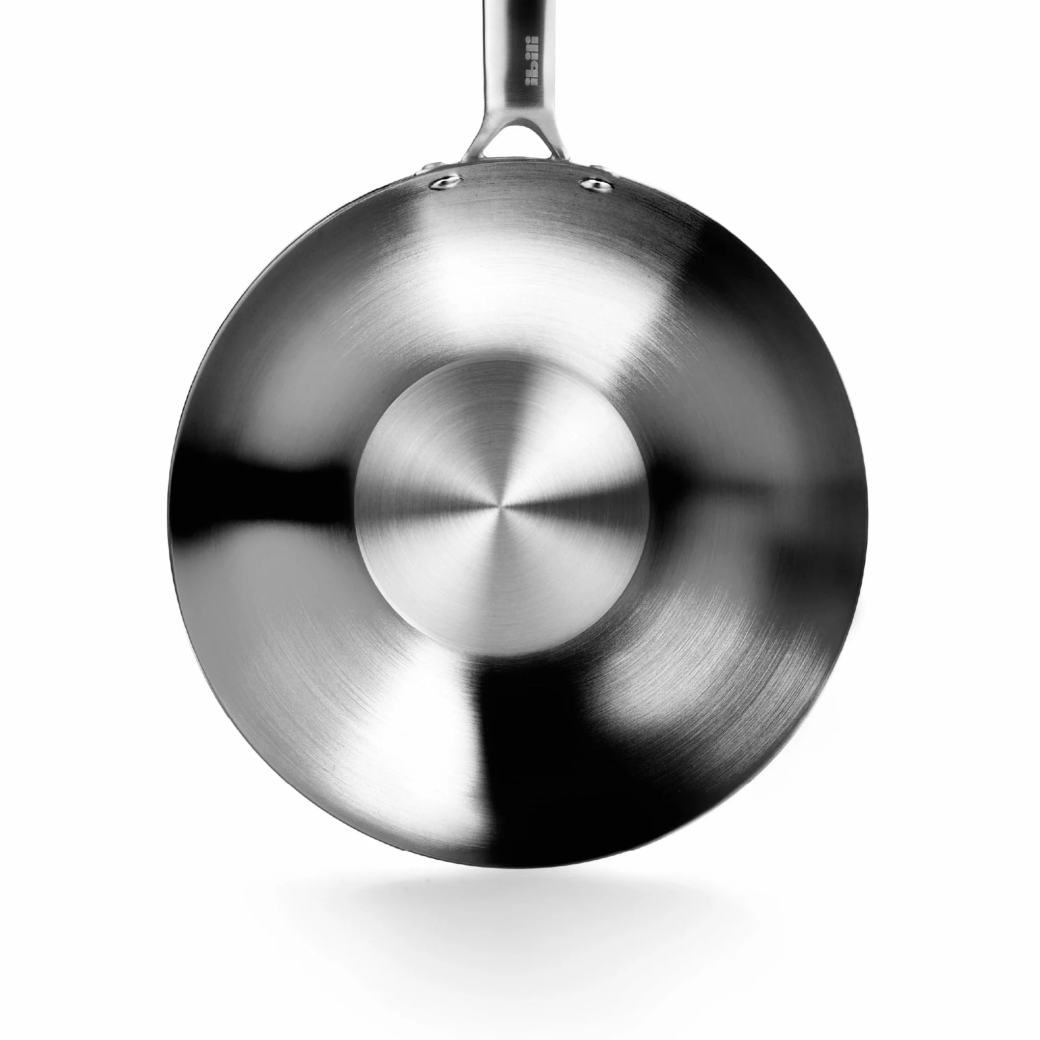 IBILI - Wok 5Ply Element 28 cm, bez nieprzywierających, 5-warstwowy, nadaje się do indukcji