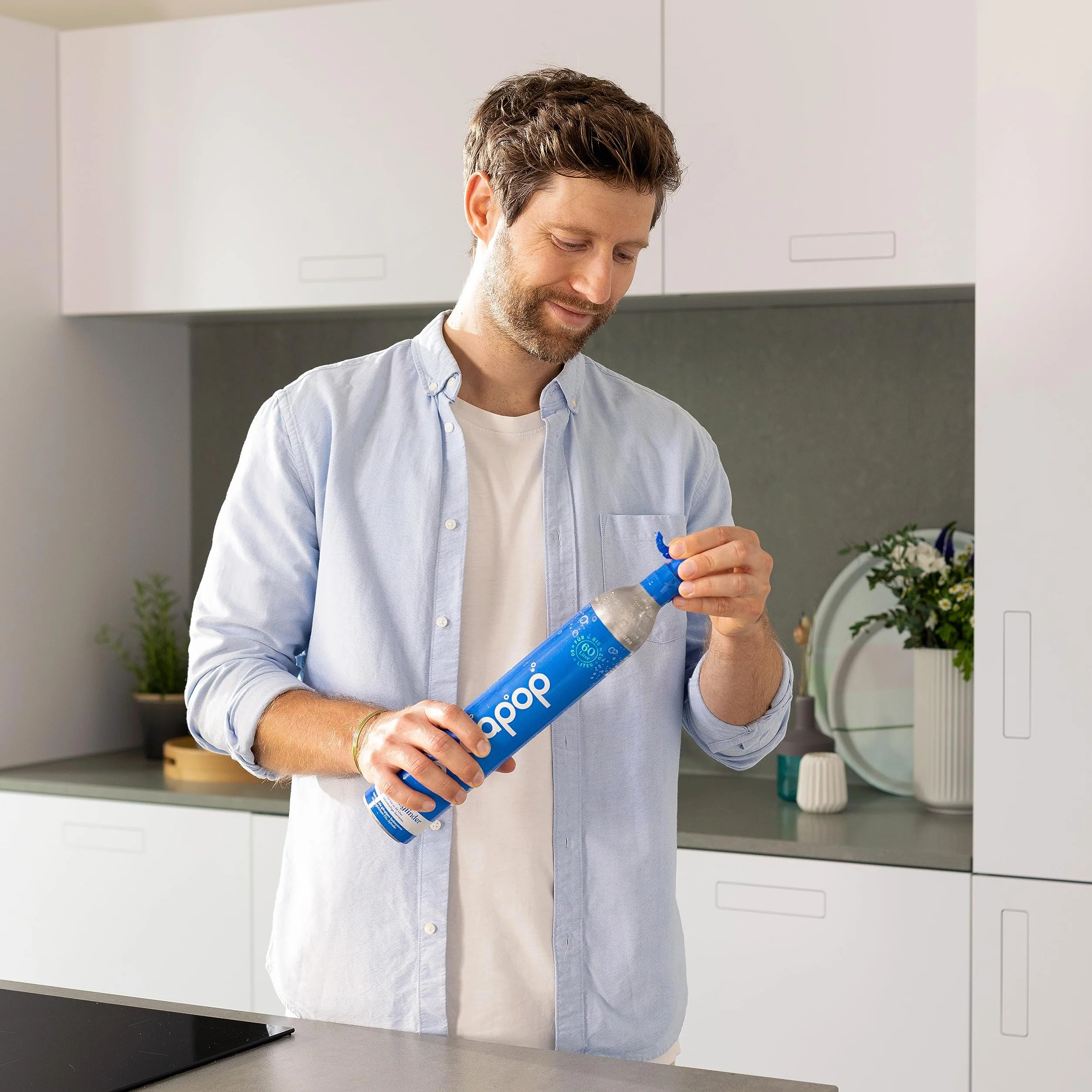Sodapop Uniwersalny cylinder CO₂ 425 g do saturatorów wody Sodastream Arke