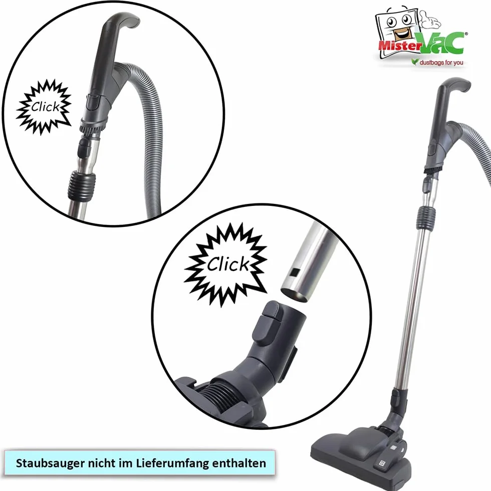 MisterVac Teleskopowa rura do odkurzacza kompatybilna z Miele Blizzard CX1 Cat&Dog PowerLine