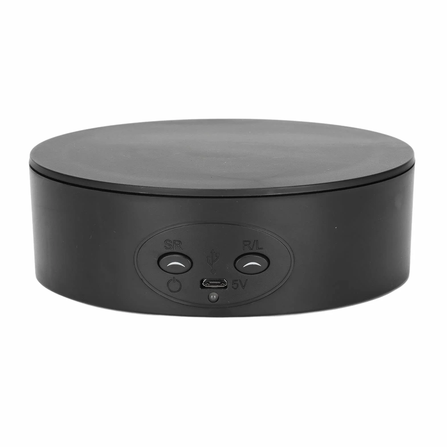 Elektryczna Podstawa Gramofonowa 360 °, Obrotowa Podstawa Wystawowa 360 Stopni, Regulacja Prędkości 2 USB Elektryczny Obrotowy Gramofon, Stojaki Wystawowe(Czarny)