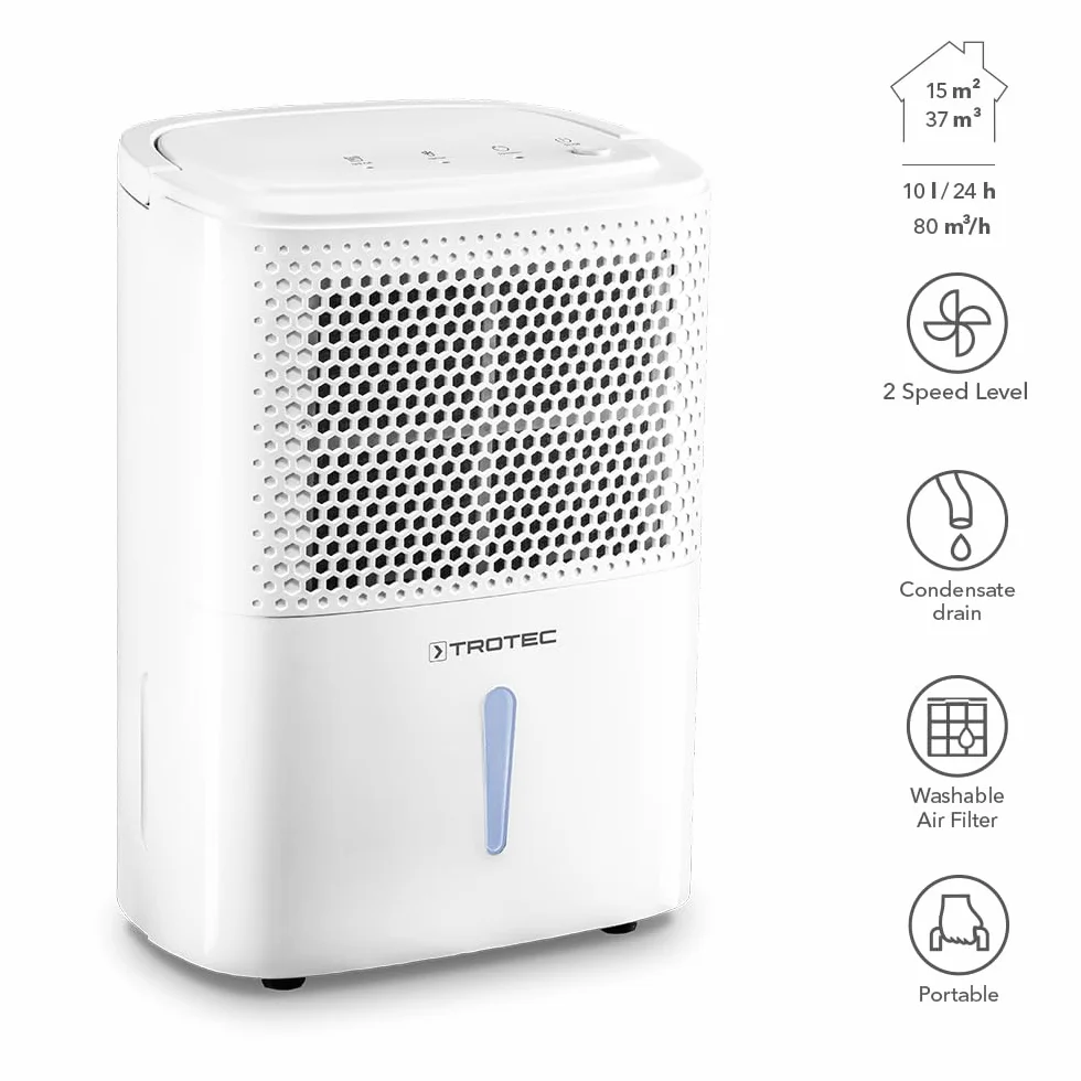 TROTEC Osuszacz powietrza TTK 26 E 10 L/dzień 15 m² 37 m³