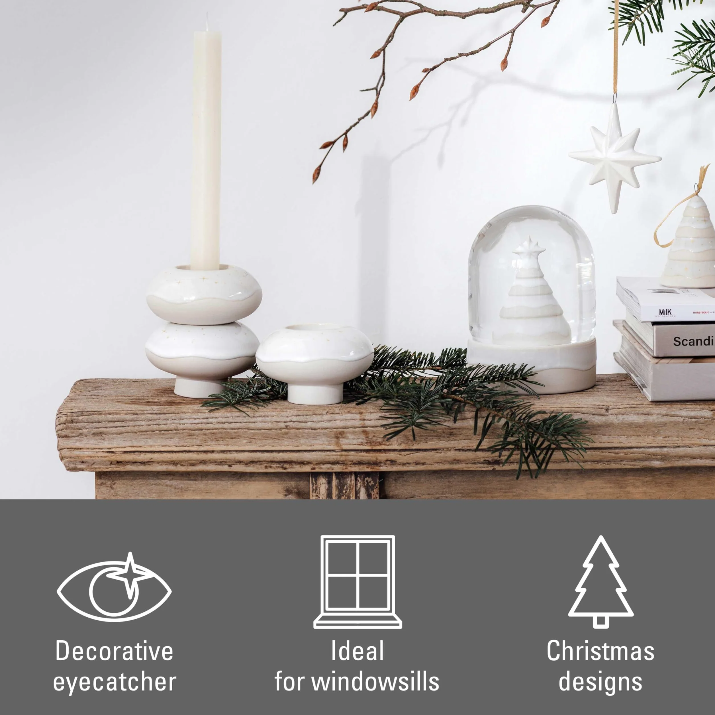 Villeroy & Boch kula śnieżna Winter Glow dekoracja świąteczna porcelana Premium