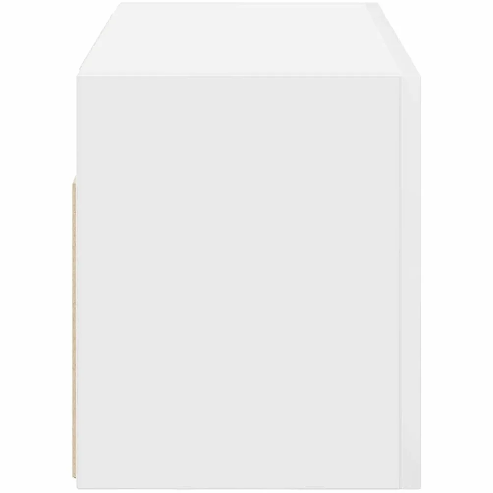 vidaXL Wisząca szafka łazienkowa biała 60x25x30 cm