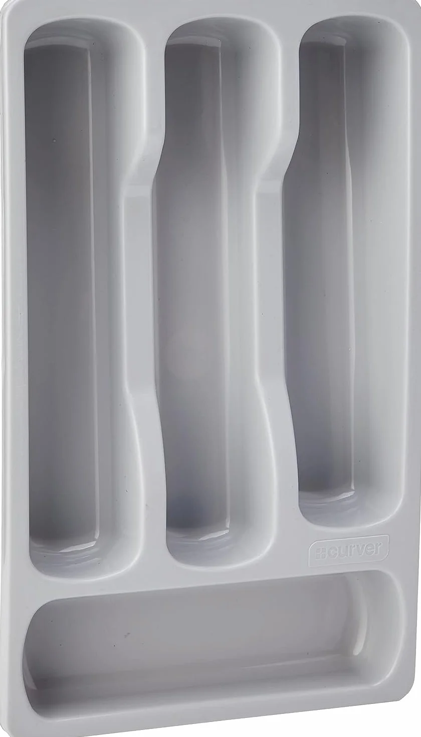 Curver taca na sztućce plastikowa 33 x 20 x 6 cm szara