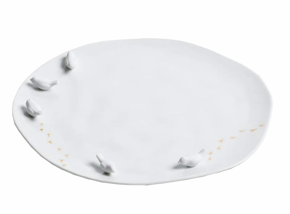 Räder Talerze porcelanowe stado ptaków
