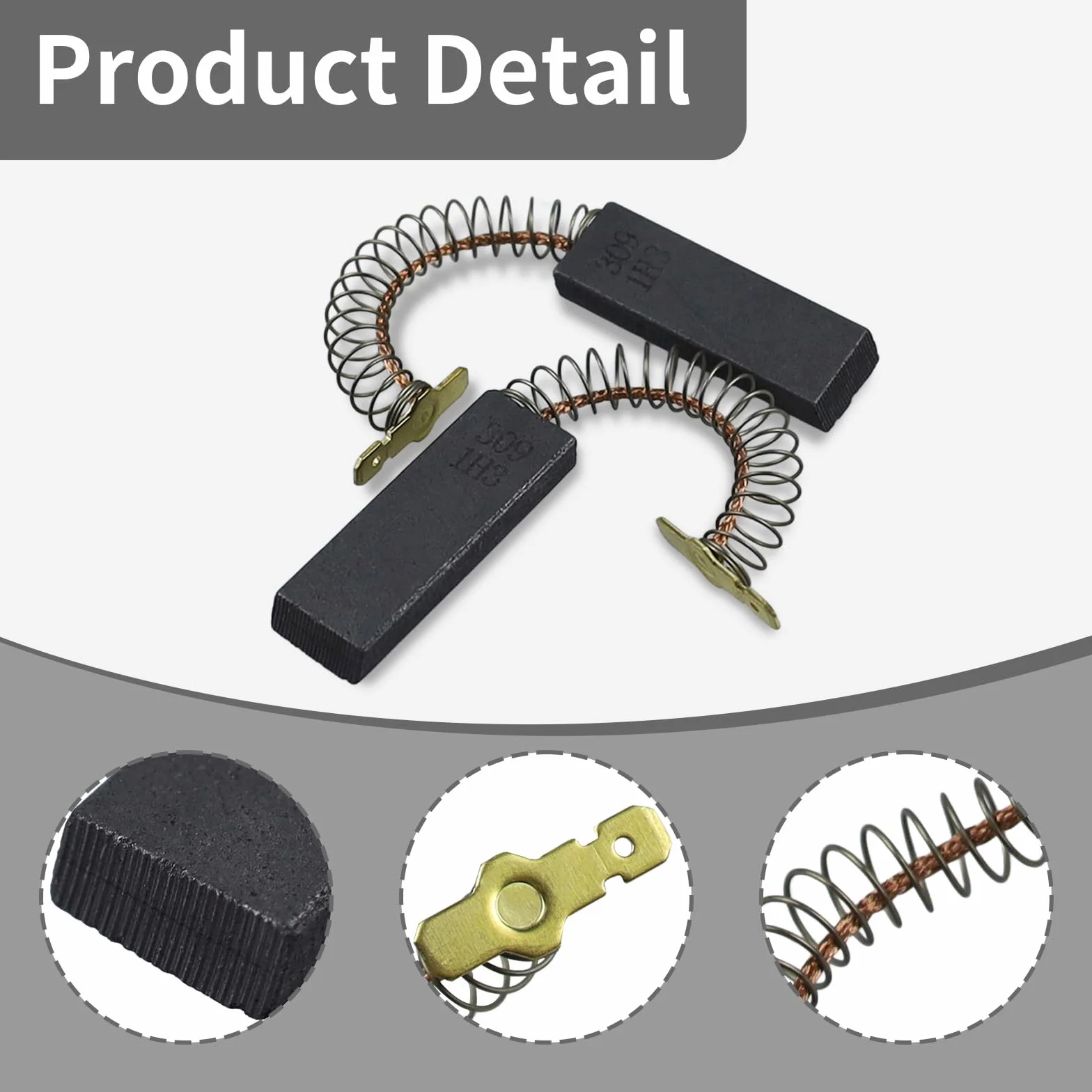 Szczotki węglowe kompatybilne z pralką Bosch Siemens – zamiennik do 00616505/616505 & 00631706/631706 – pasuje do Avantixx, Classixx, iQ300, Maxx, Series 2, 4, varioPerfect
