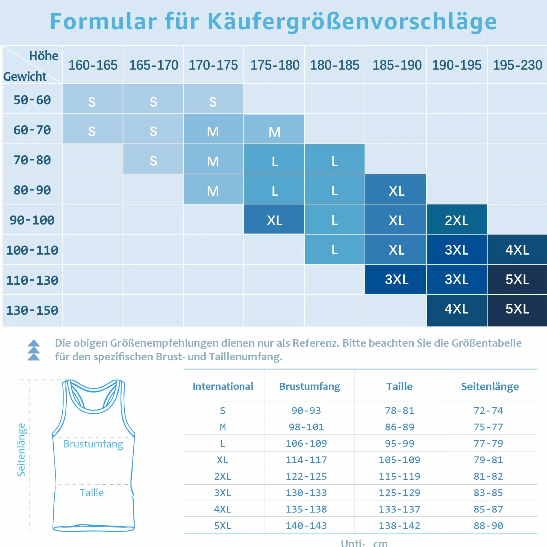 Falechay Podkoszulek Męski Tank Top 3/5-pack 100% Bawełna Koszulka Sportowa Męska