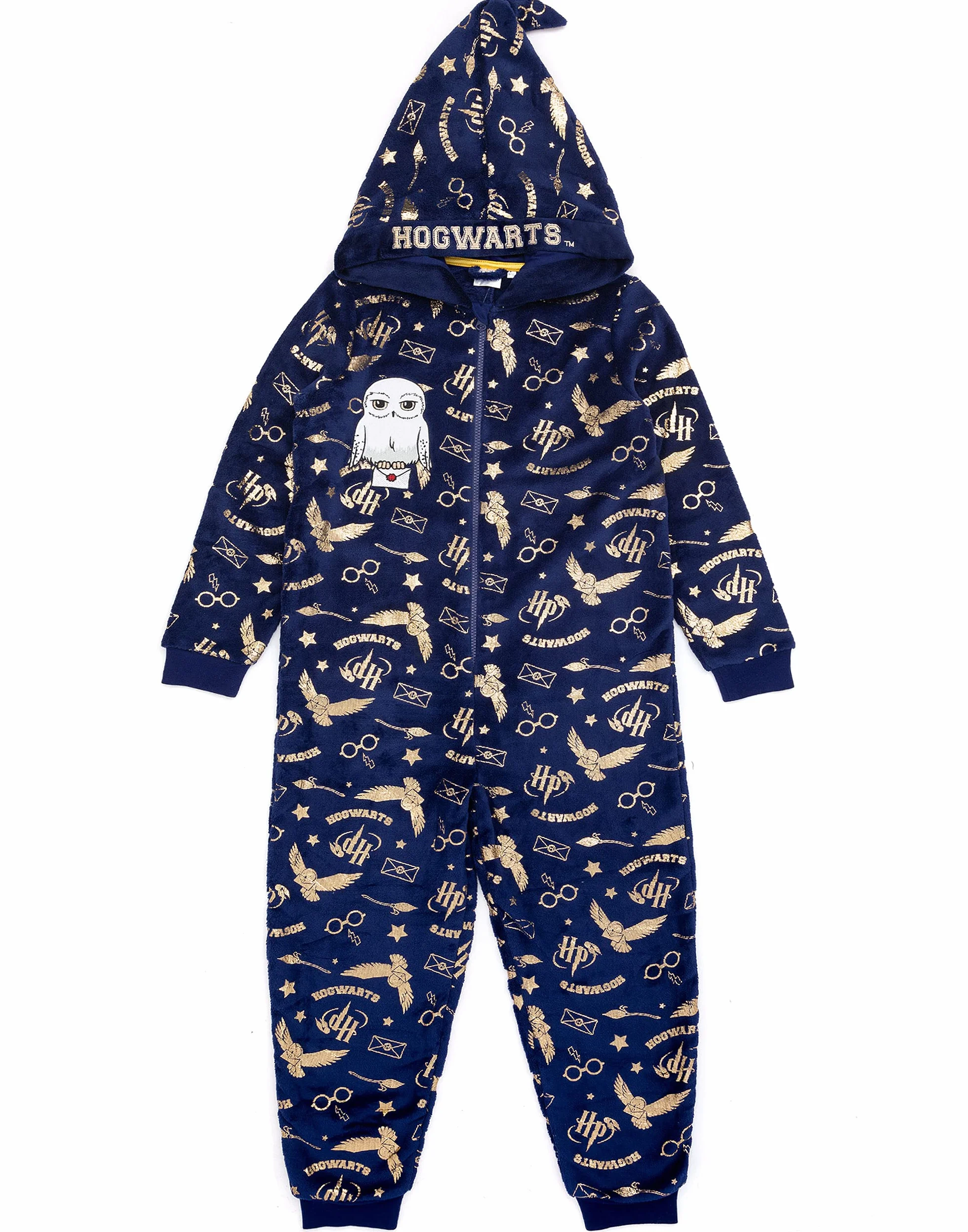 Harry Potter Onesie Dziewczyny Dzieci Hogwarts Hedwig WSZYSTKO W ONE PAJAMA