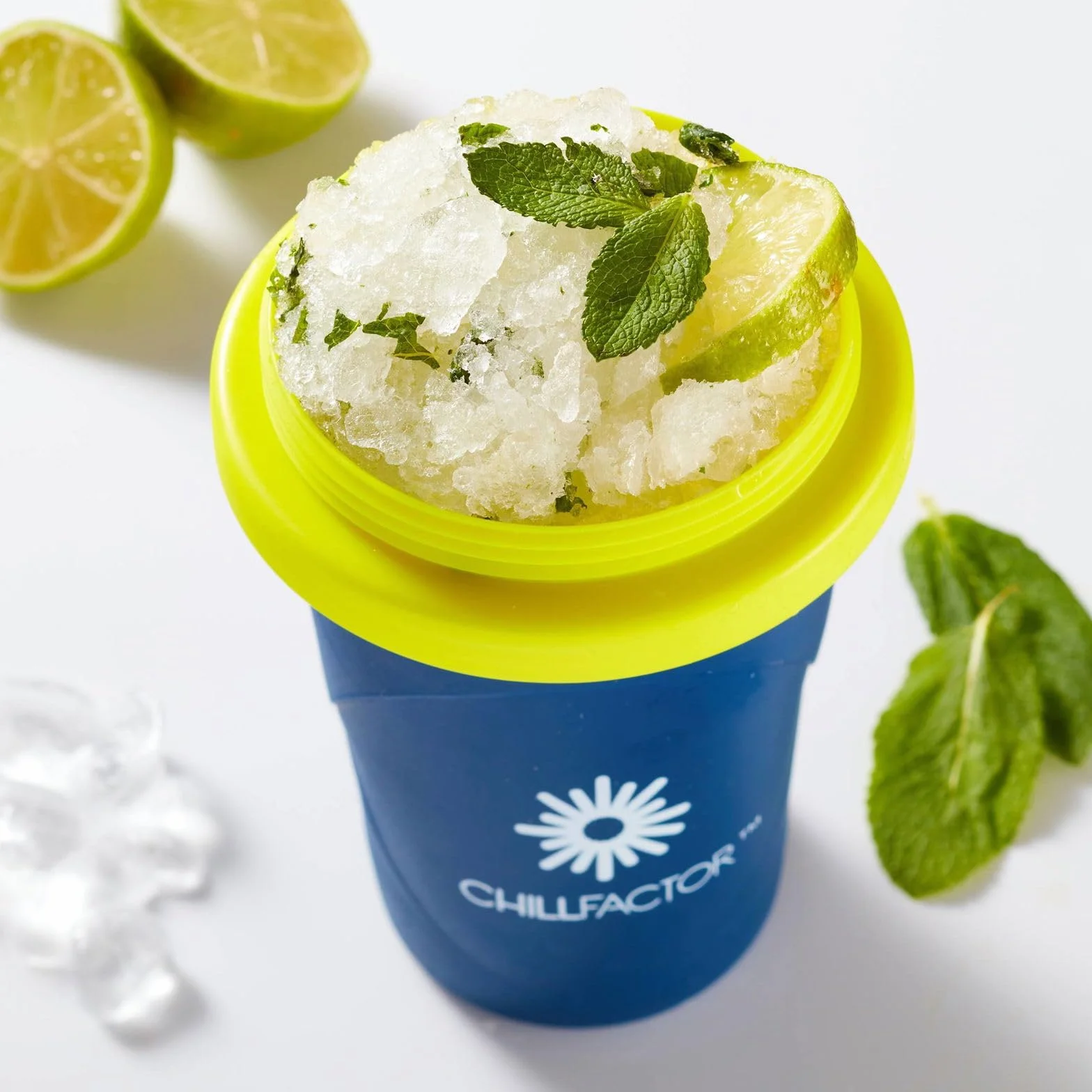 Slushy Maker szklana lodówka do lodów natychmiastowych ze słomką łyżeczką