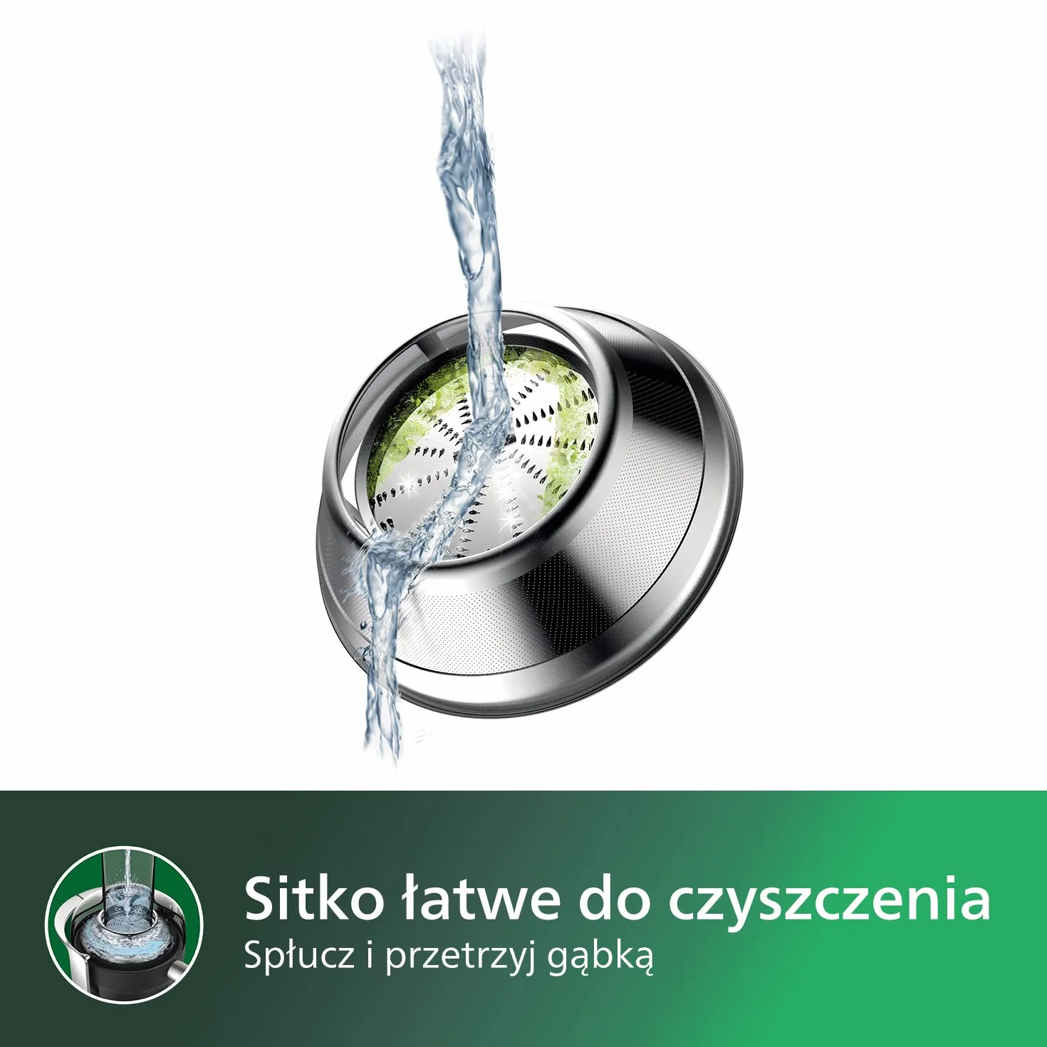 Philips Sokowirówka - 1100 W, 2 l, Aplikacja z przepisami HomeID, Podajnik XXL, Technologia Quick Clean (HR1921/20)