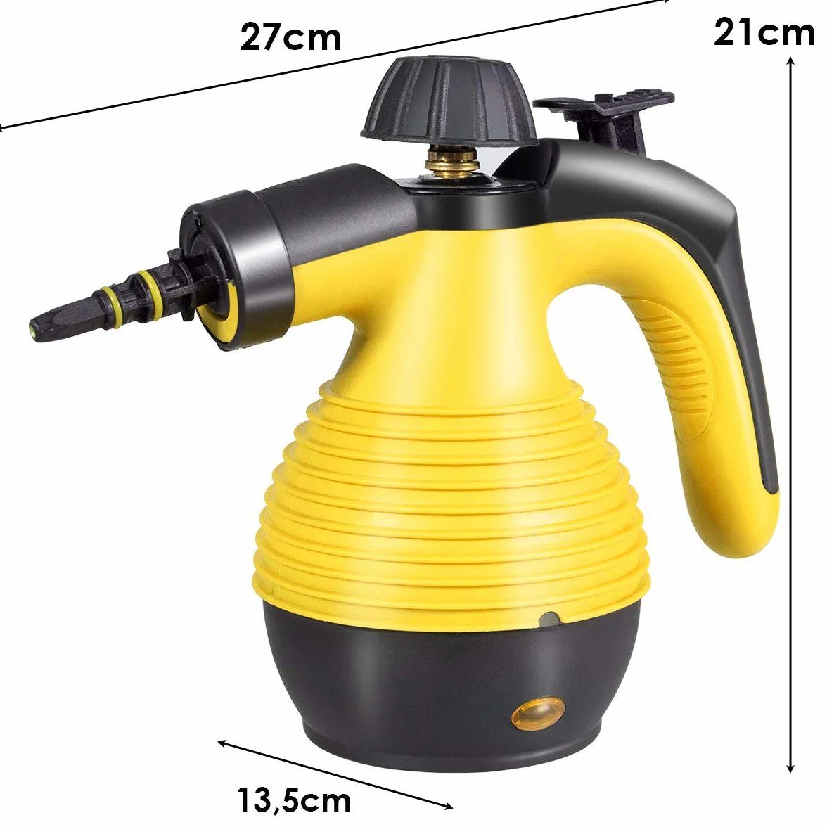 GOPLUS Ręczna myjka parowa 1050 W 3 bar 135℃ Steam Cleaner 9 akcesoriów